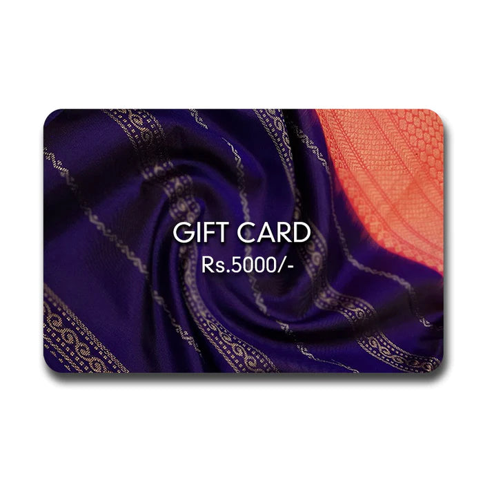 SHRUS GIFT CARD FOR RS.5000 - Shop on ShrusEternity.com