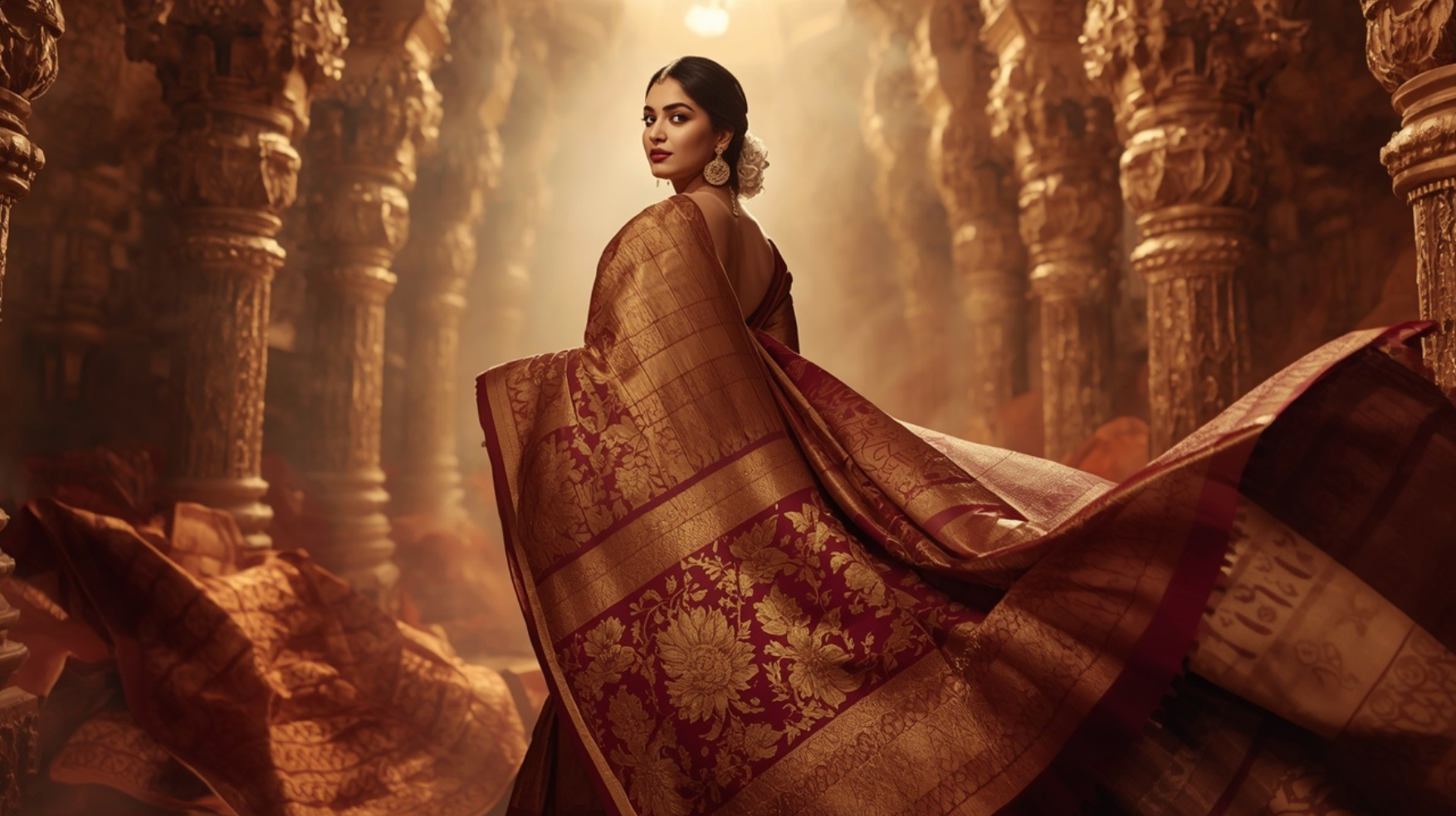 The Art Woven in Gold: Prints, Borders & Pallu in Kanjivaram Silk Sarees