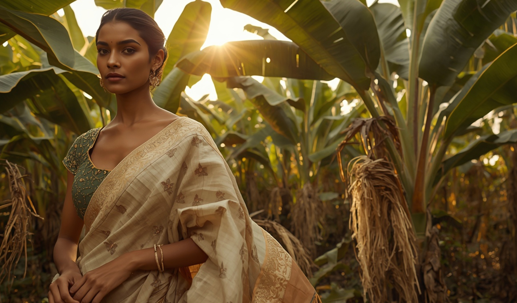 The Eco-Luxury Weave: Inside the World of Banana Pith Sarees
