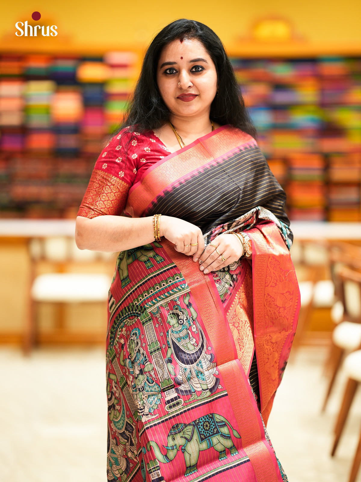 Semi Tussar Saree - ECS09271