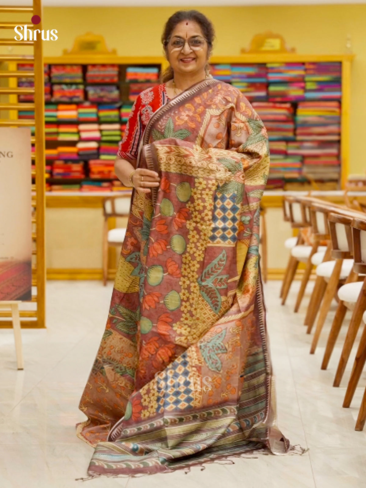 Chennur-Print Saree - EH31114