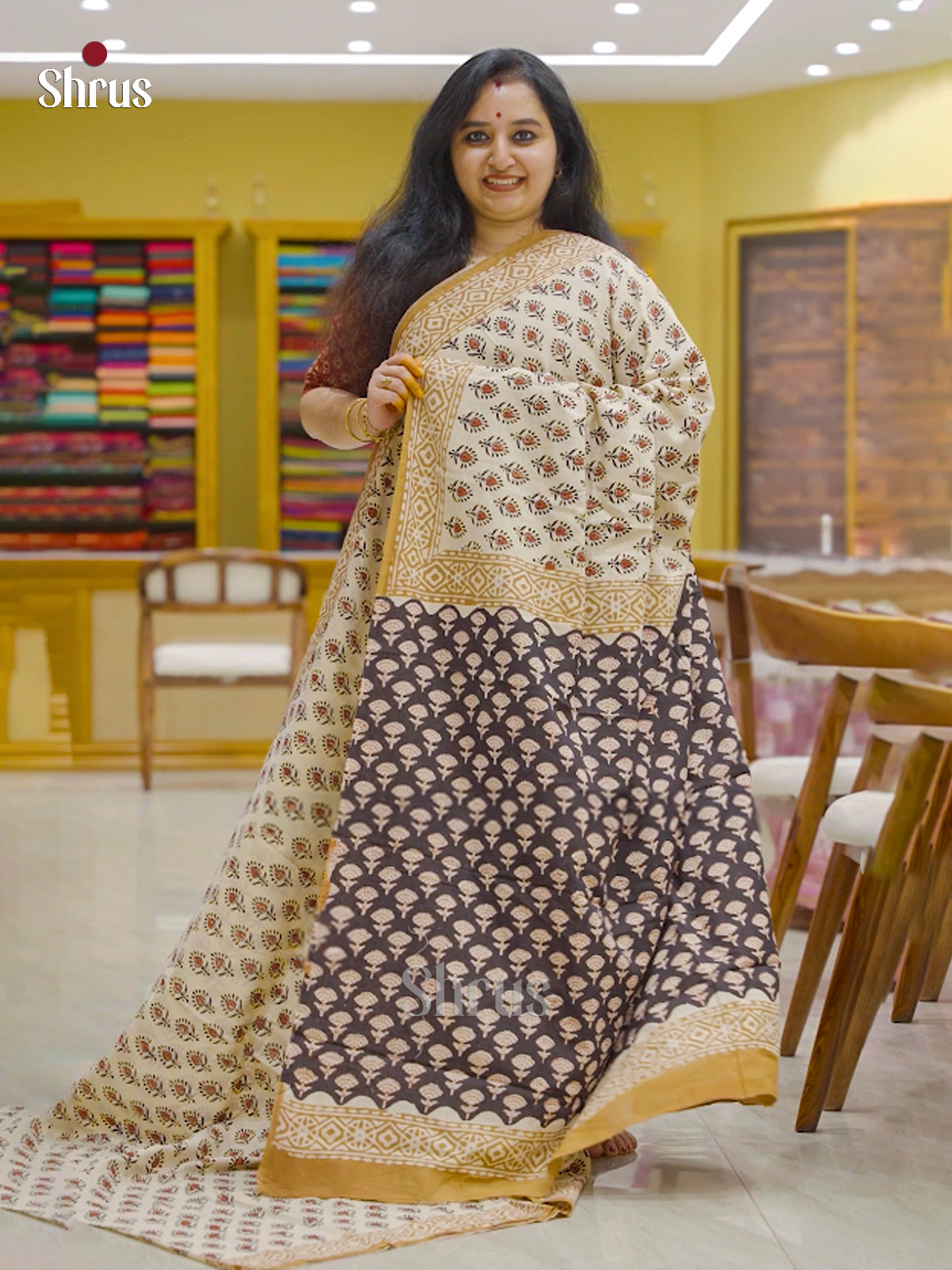 Jaipur cotton Saree - EES19094