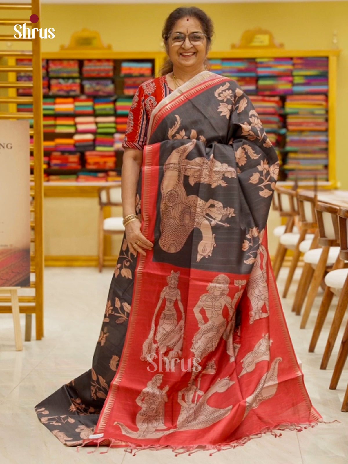 Chennur-Print Saree - EH31102
