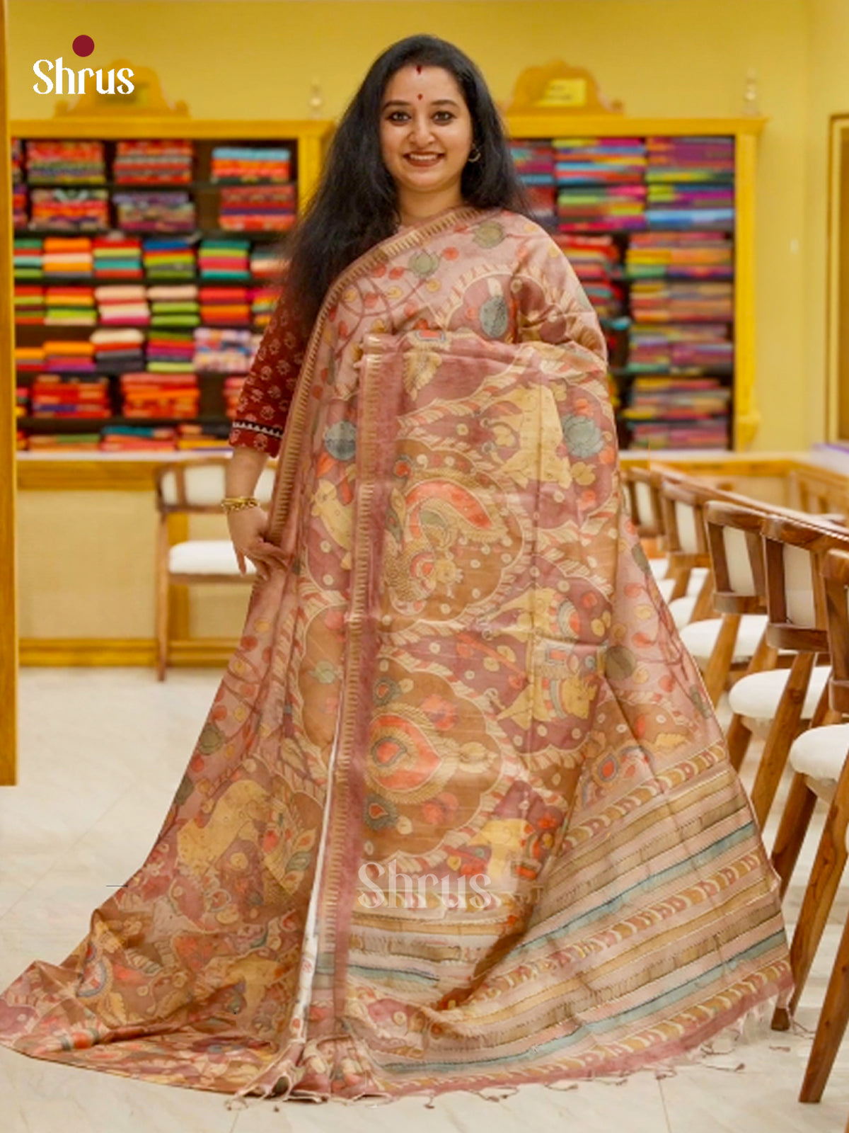 Chennur-Print Saree - EH31108