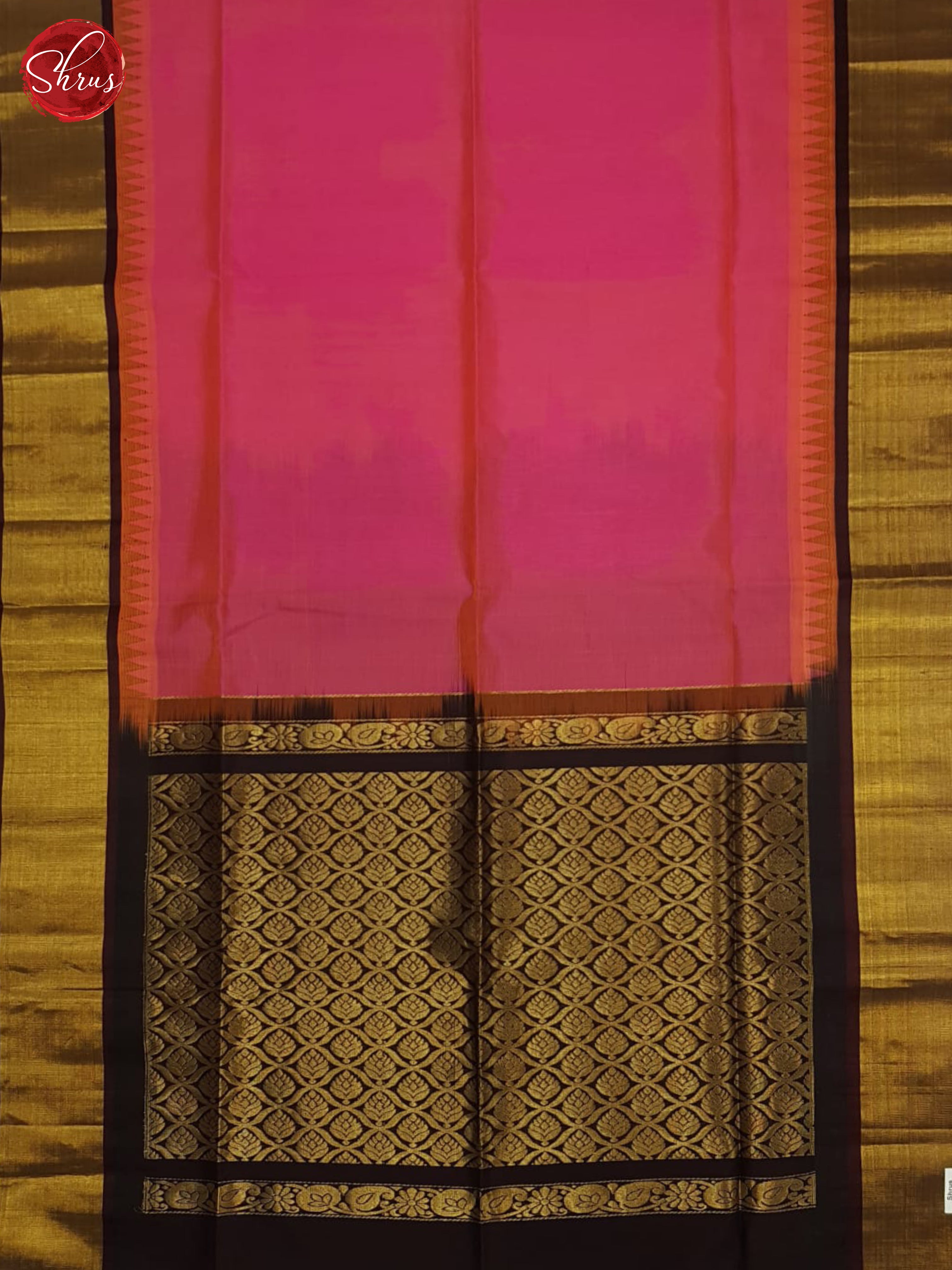 Pink and brown - Silk Cotton - Shop on ShrusEternity.com