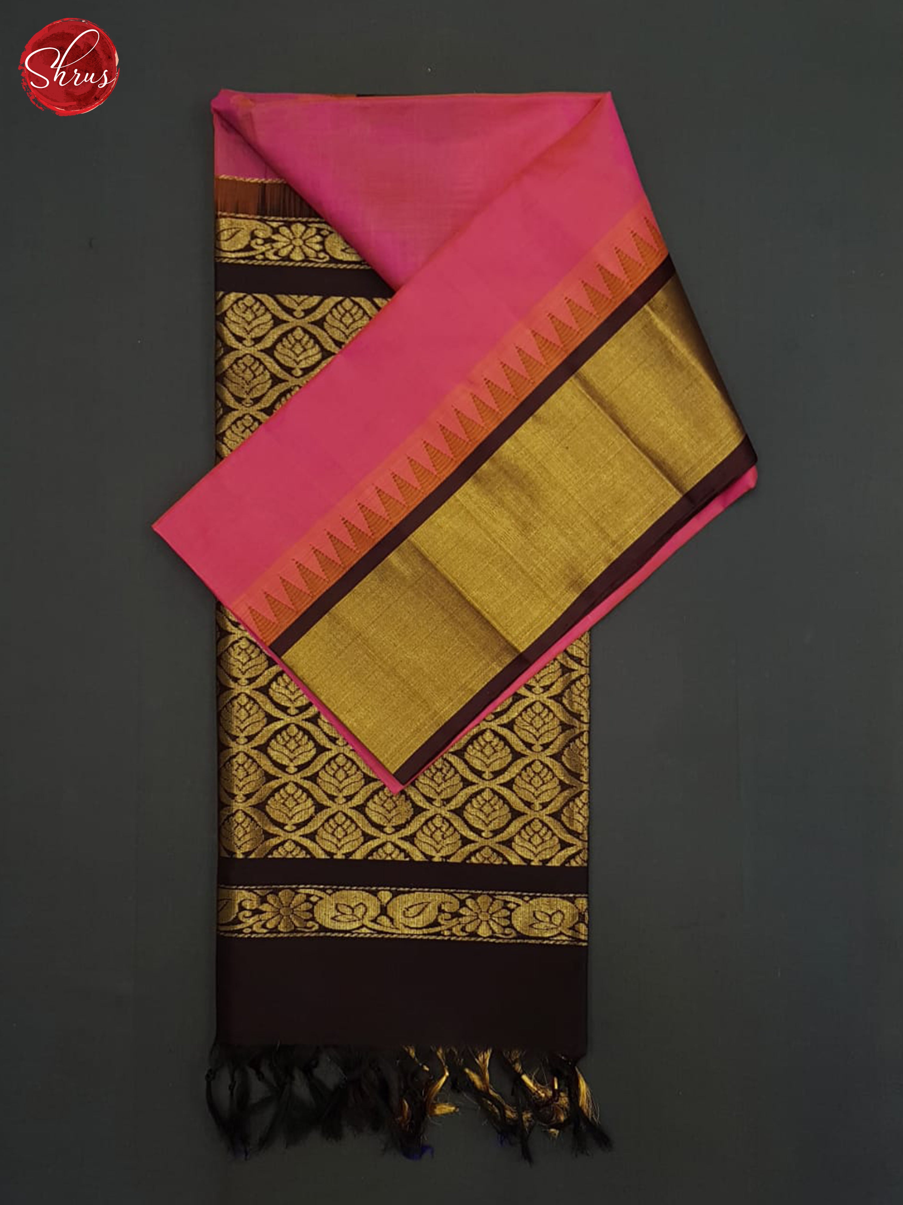 Pink and brown - Silk Cotton - Shop on ShrusEternity.com