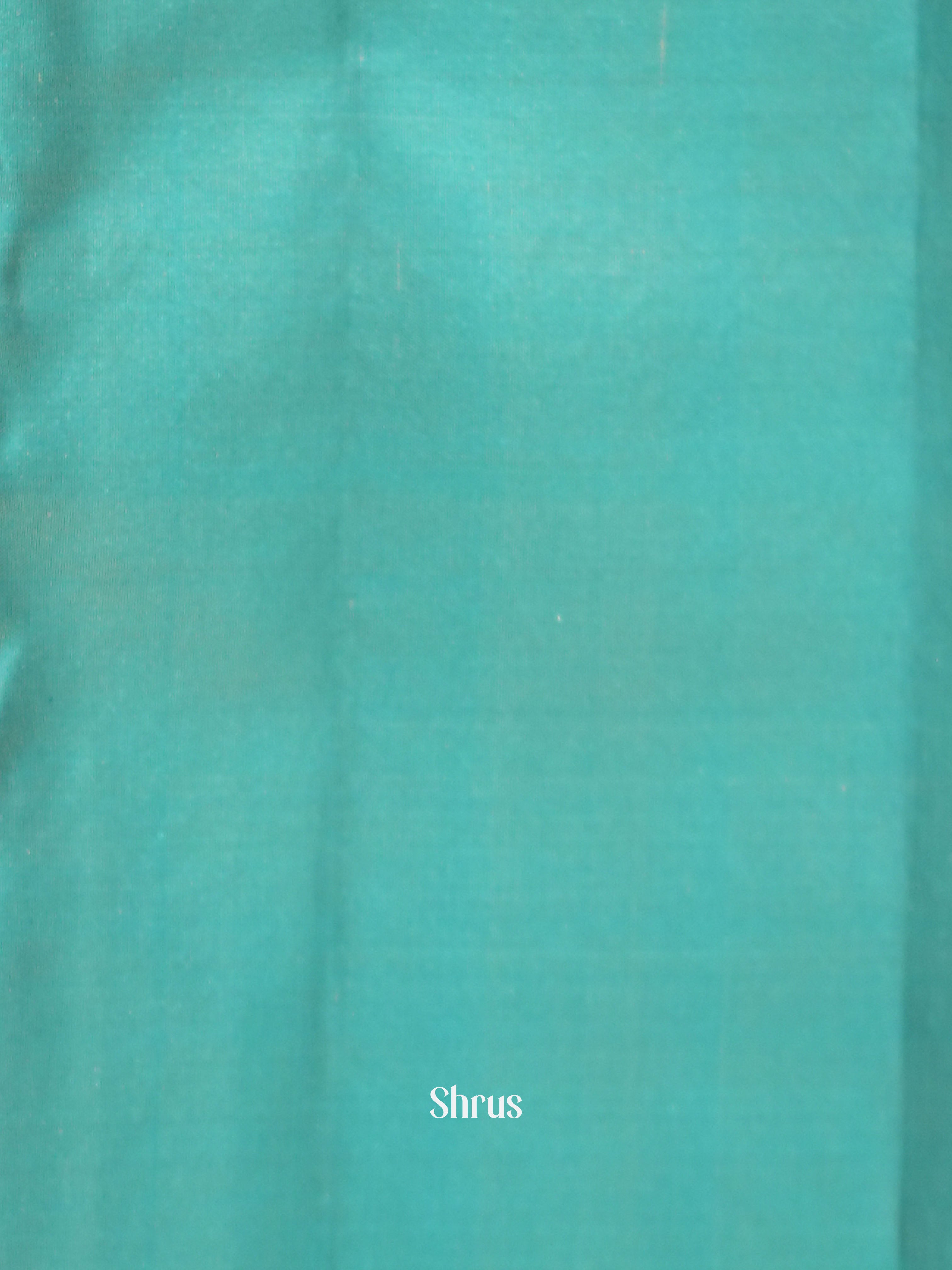 Pink & Teal - Kanchipuram silk saree