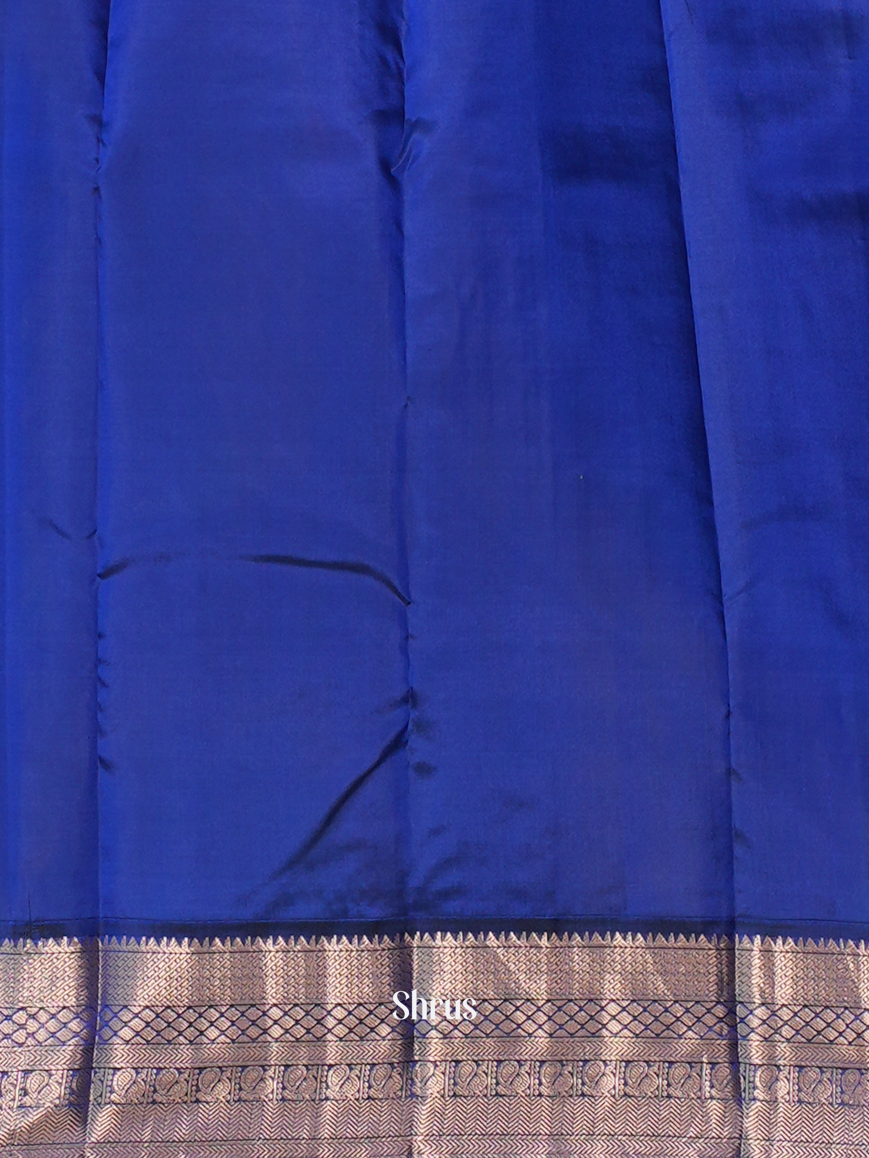 Green & Blue - Kanchipuram silk Saree