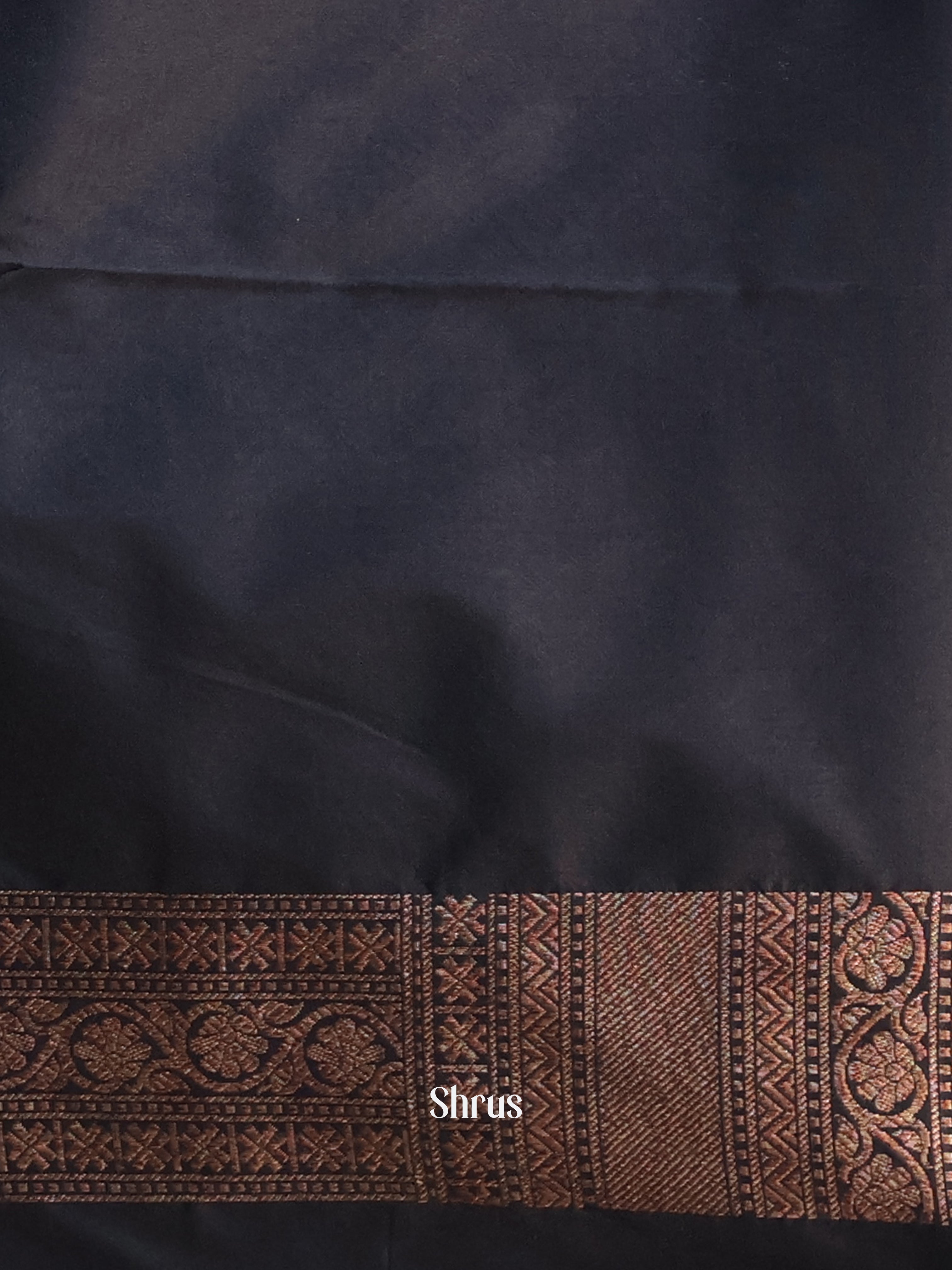 Black - Semi Banarasi Saree