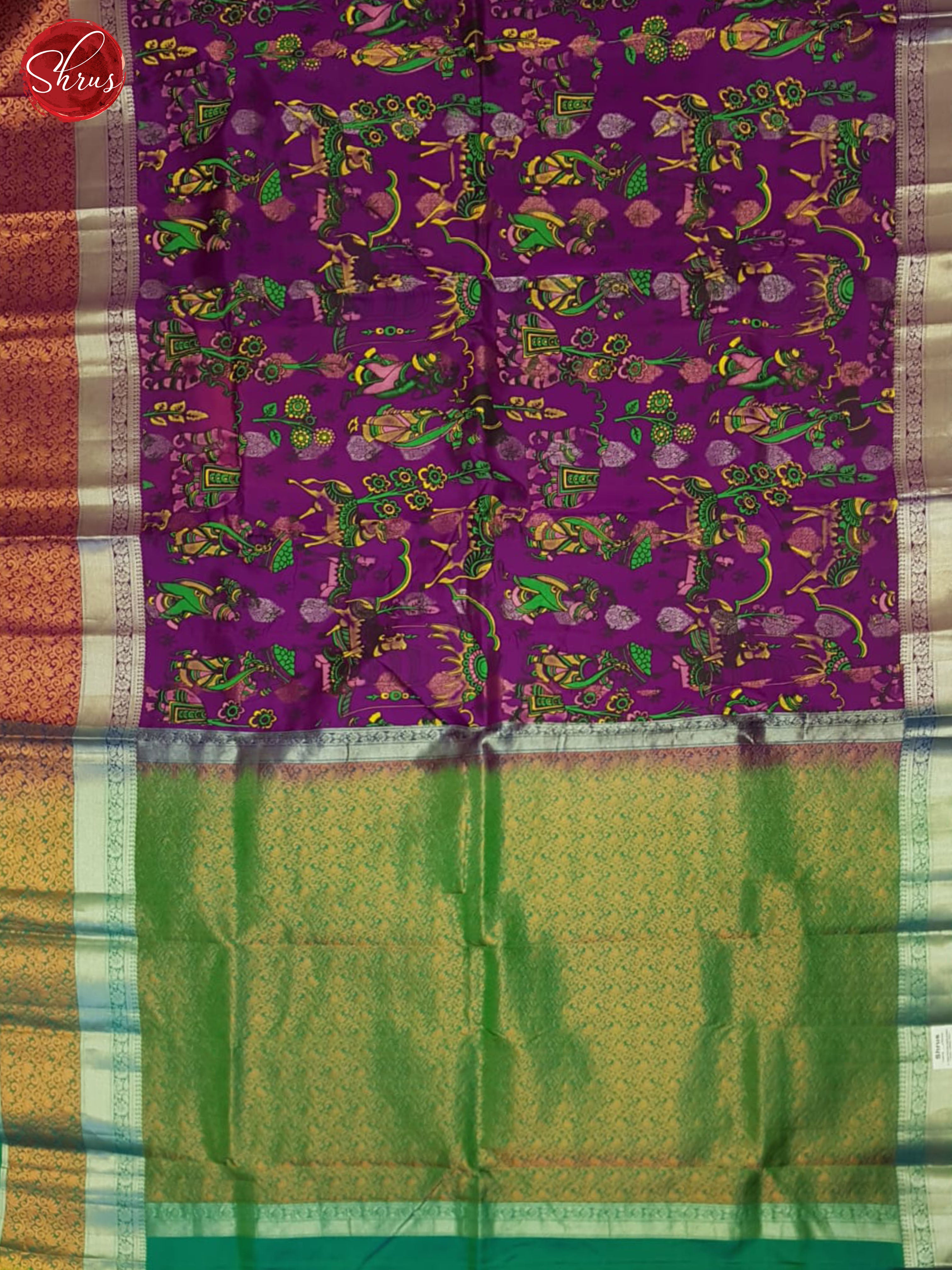 Vadamalli & Green - kanchipuram Silk Saree - Shop on ShrusEternity.com