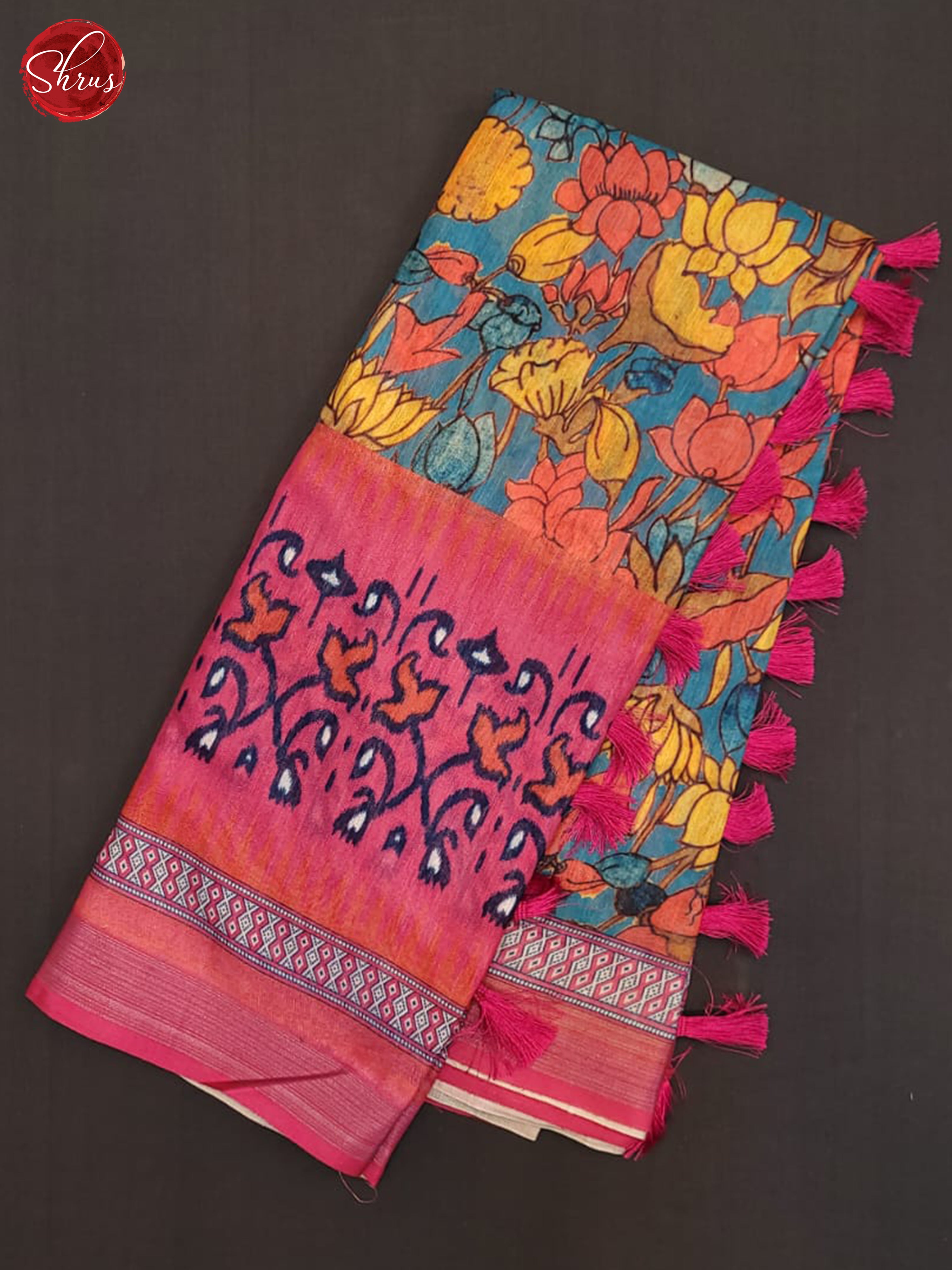 AJS14287 - Art Linen Saree - Shop on ShrusEternity.com