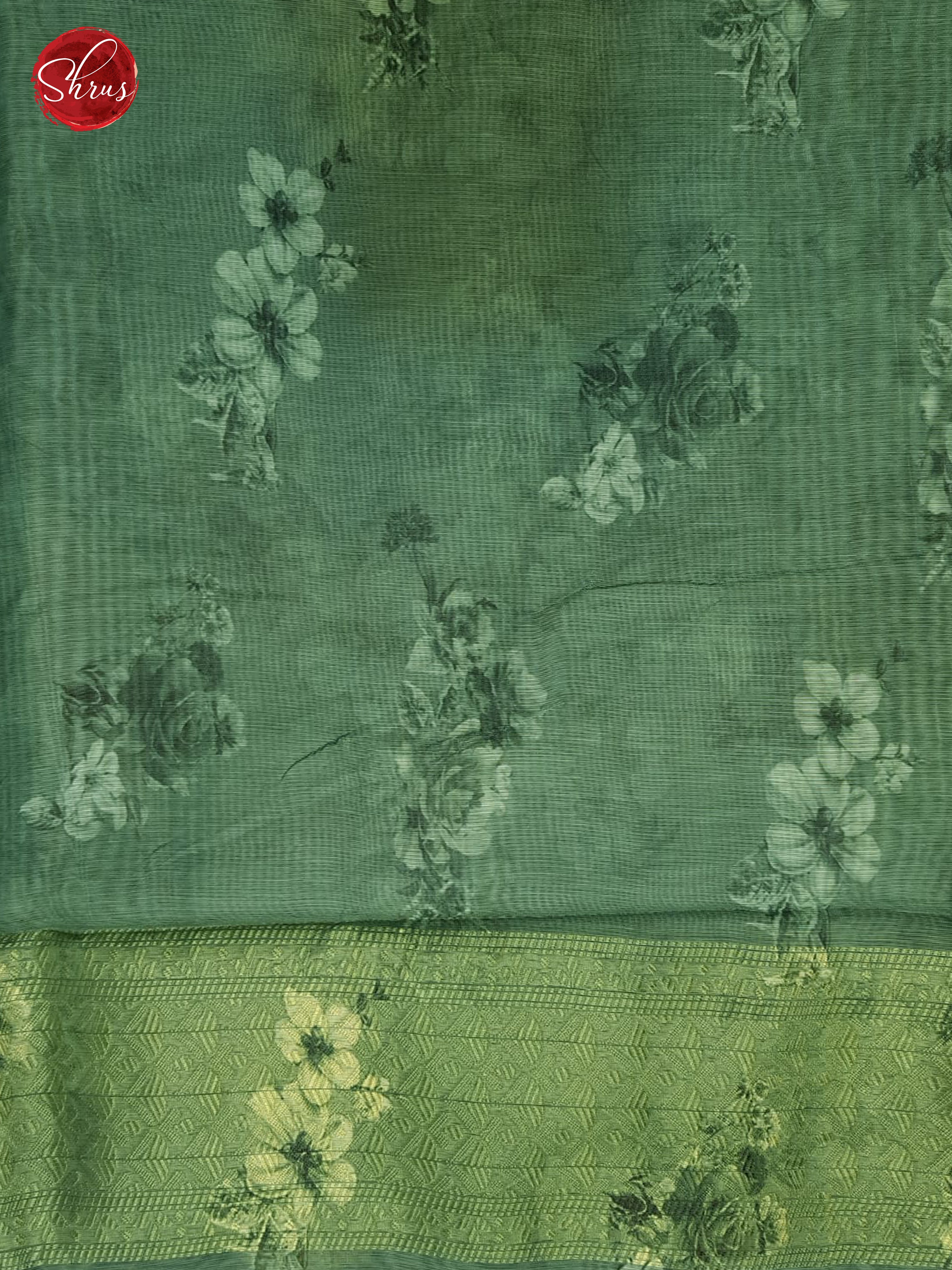 Green(Single Tone) - semi jute sarees - Shop on ShrusEternity.com