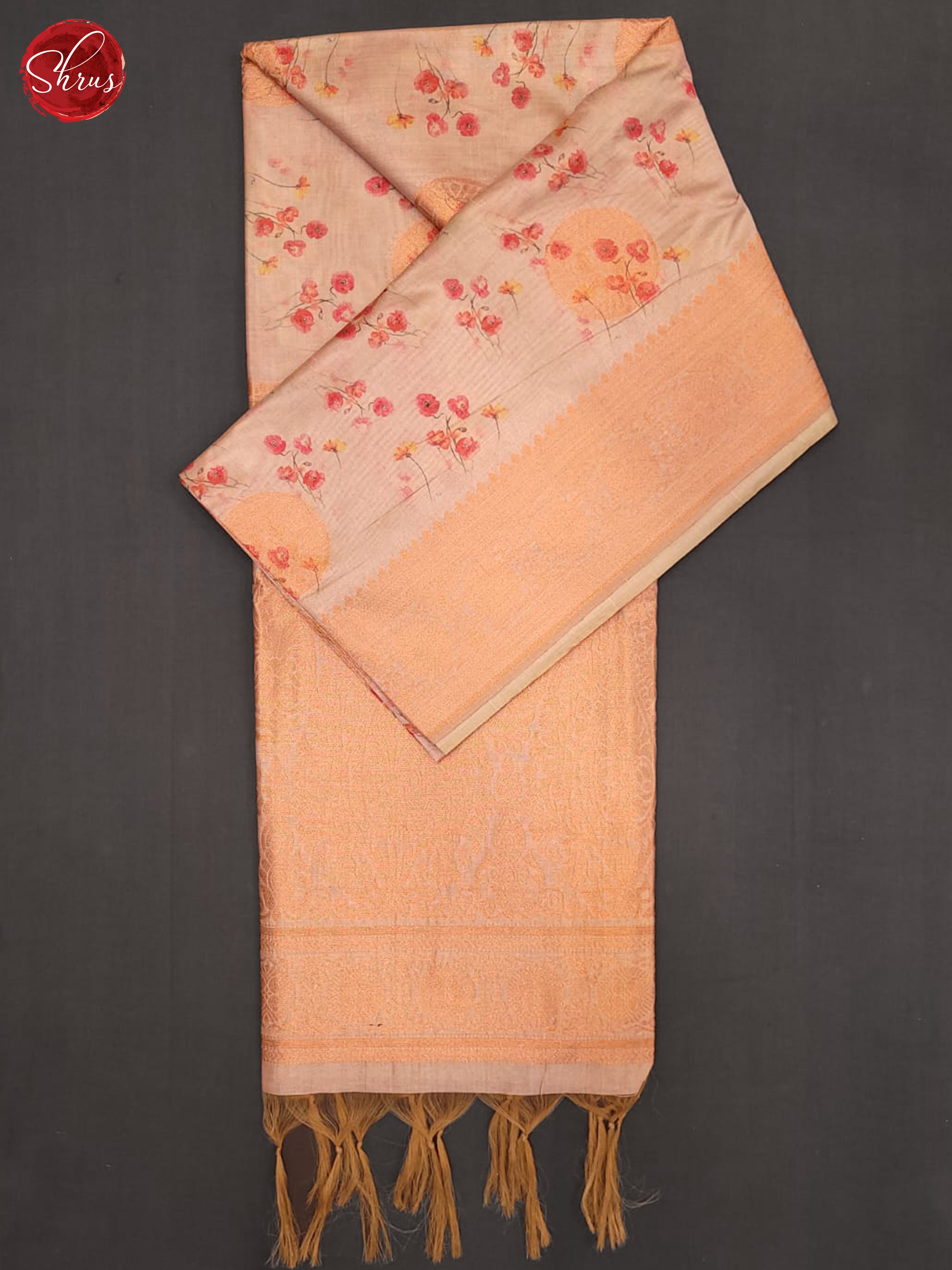 Mild Lavender(Single Tone) - Semi Tussar Saree - Shop on ShrusEternity.com