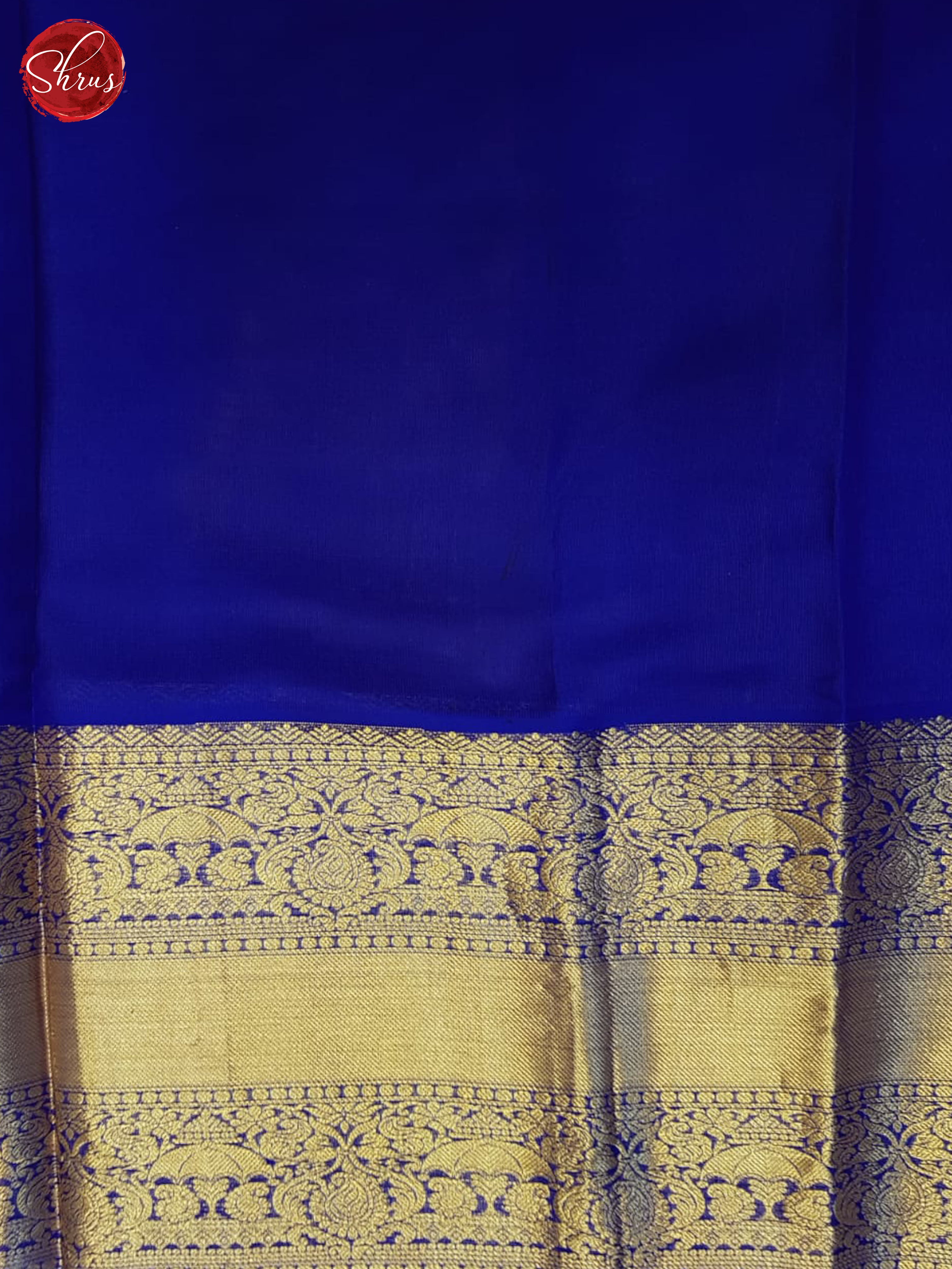 Brown & Blue- kanchipuram Silk Saree - Shop on ShrusEternity.com