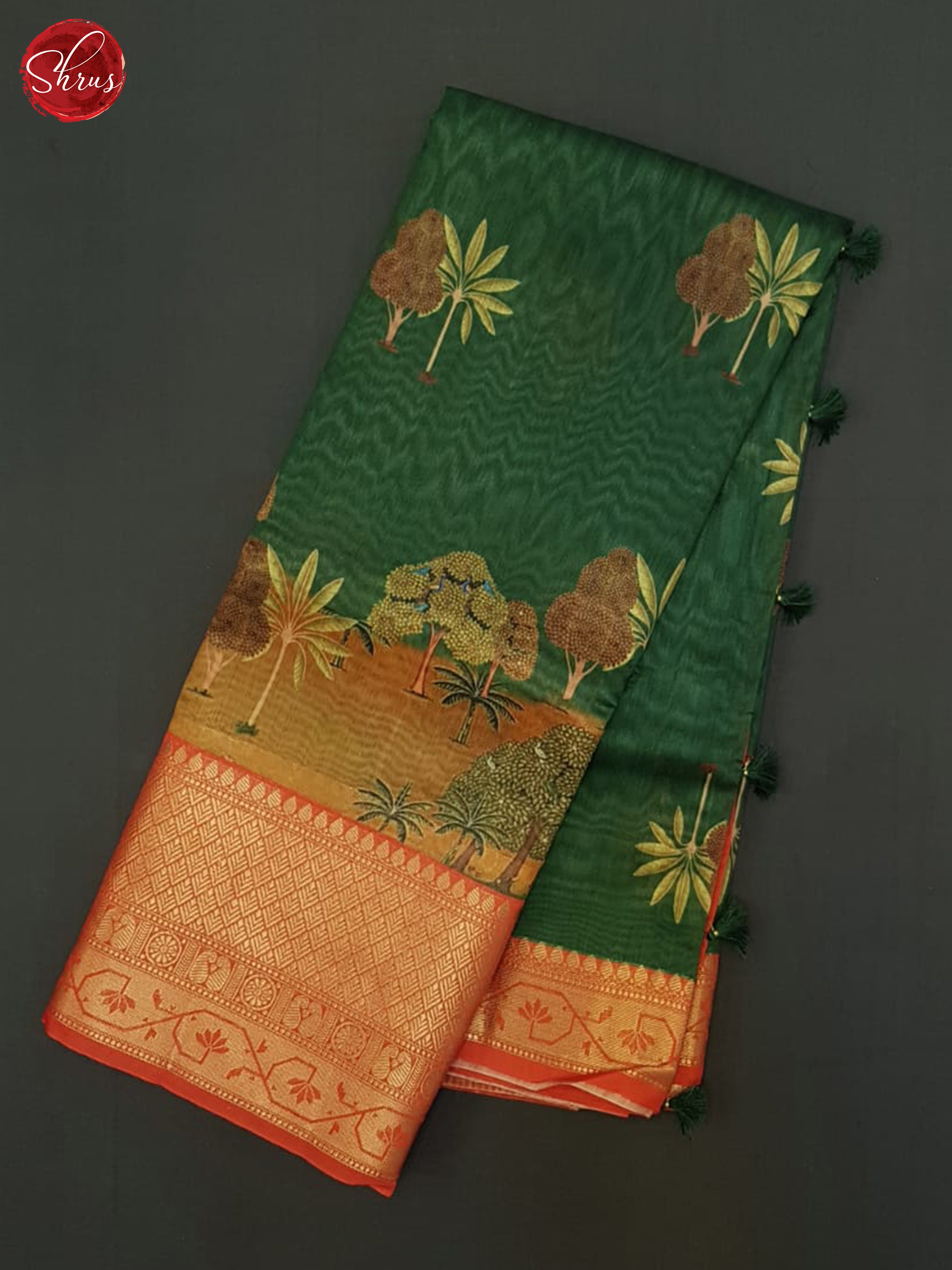 BCS22126 - Chanderi Saree - Shop on ShrusEternity.com