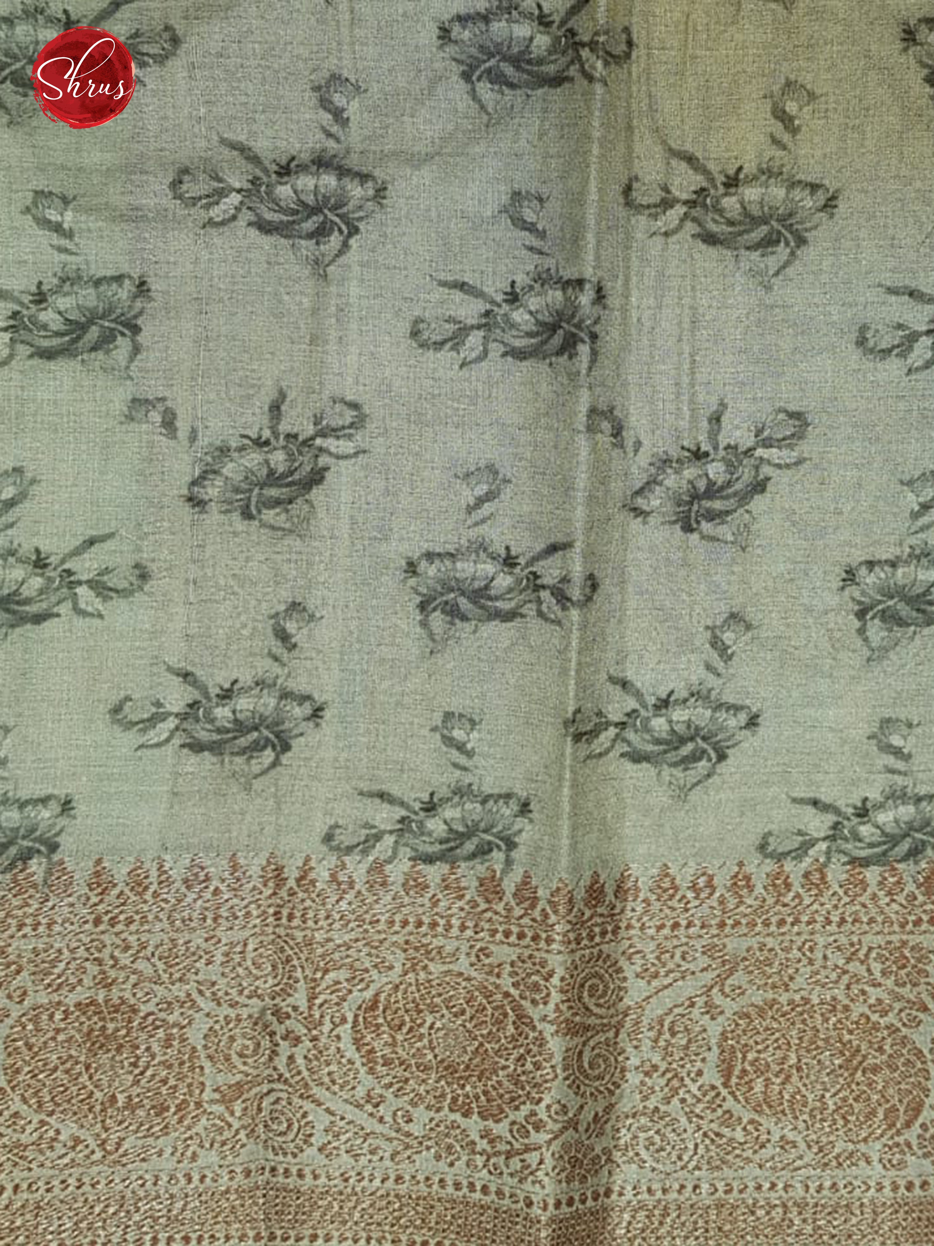 Grey(Single Tone)- Tussar silk Saree - Shop on ShrusEternity.com