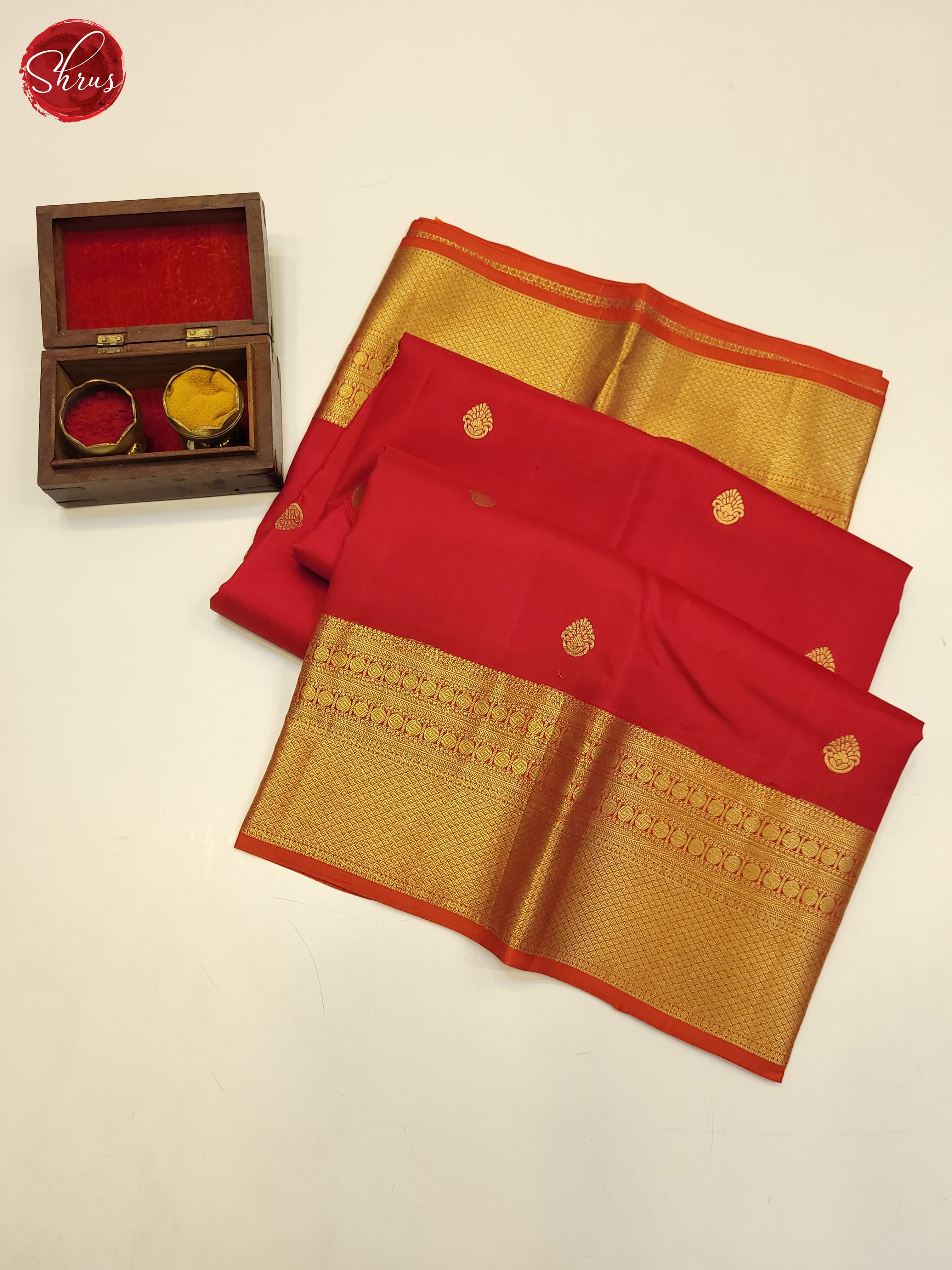 BDS10146 - kanchipuram silk Saree - Shop on ShrusEternity.com