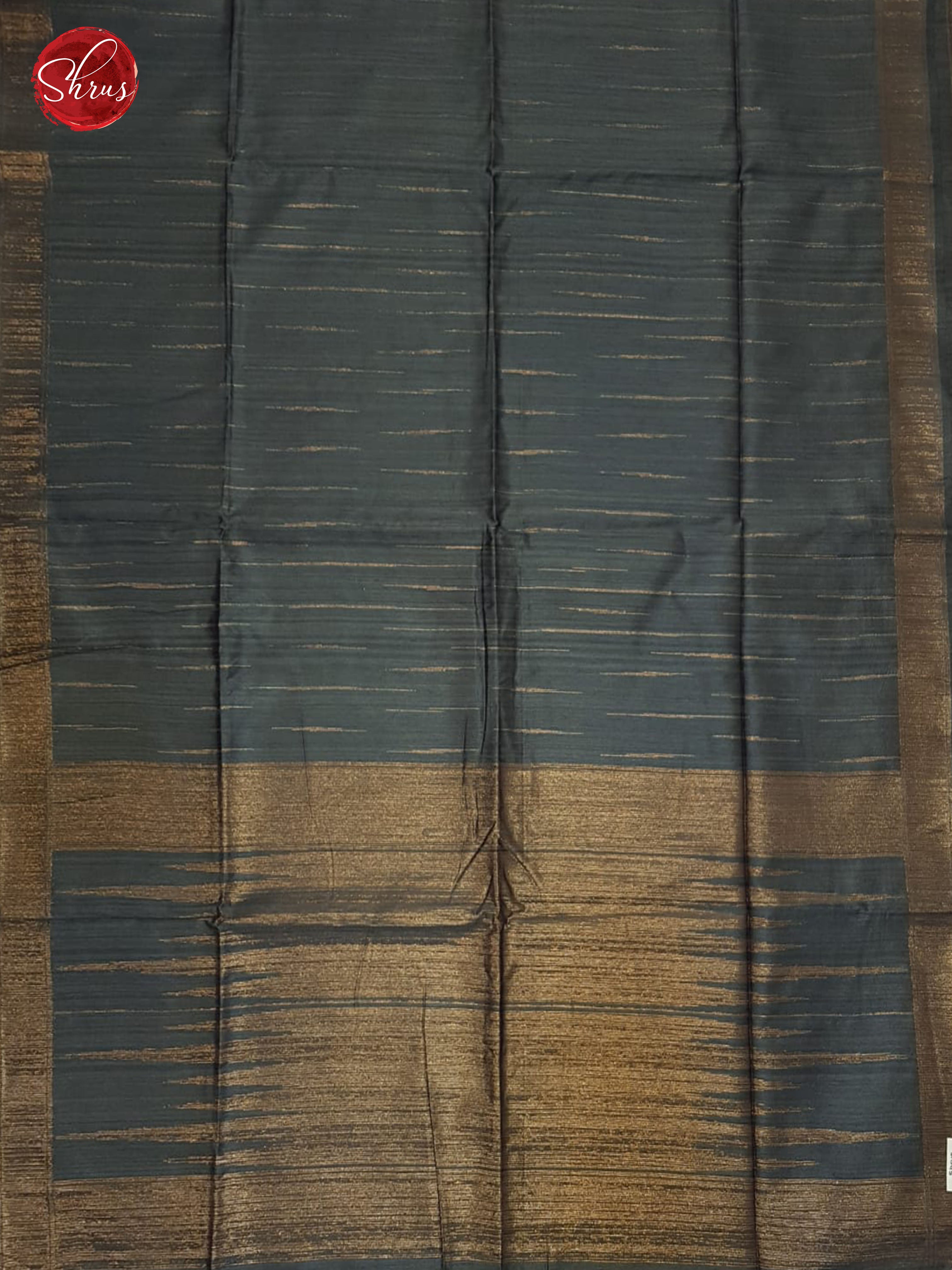 Grey(Single Tone) - Semi Raw Silk Saree - Shop on ShrusEternity.com