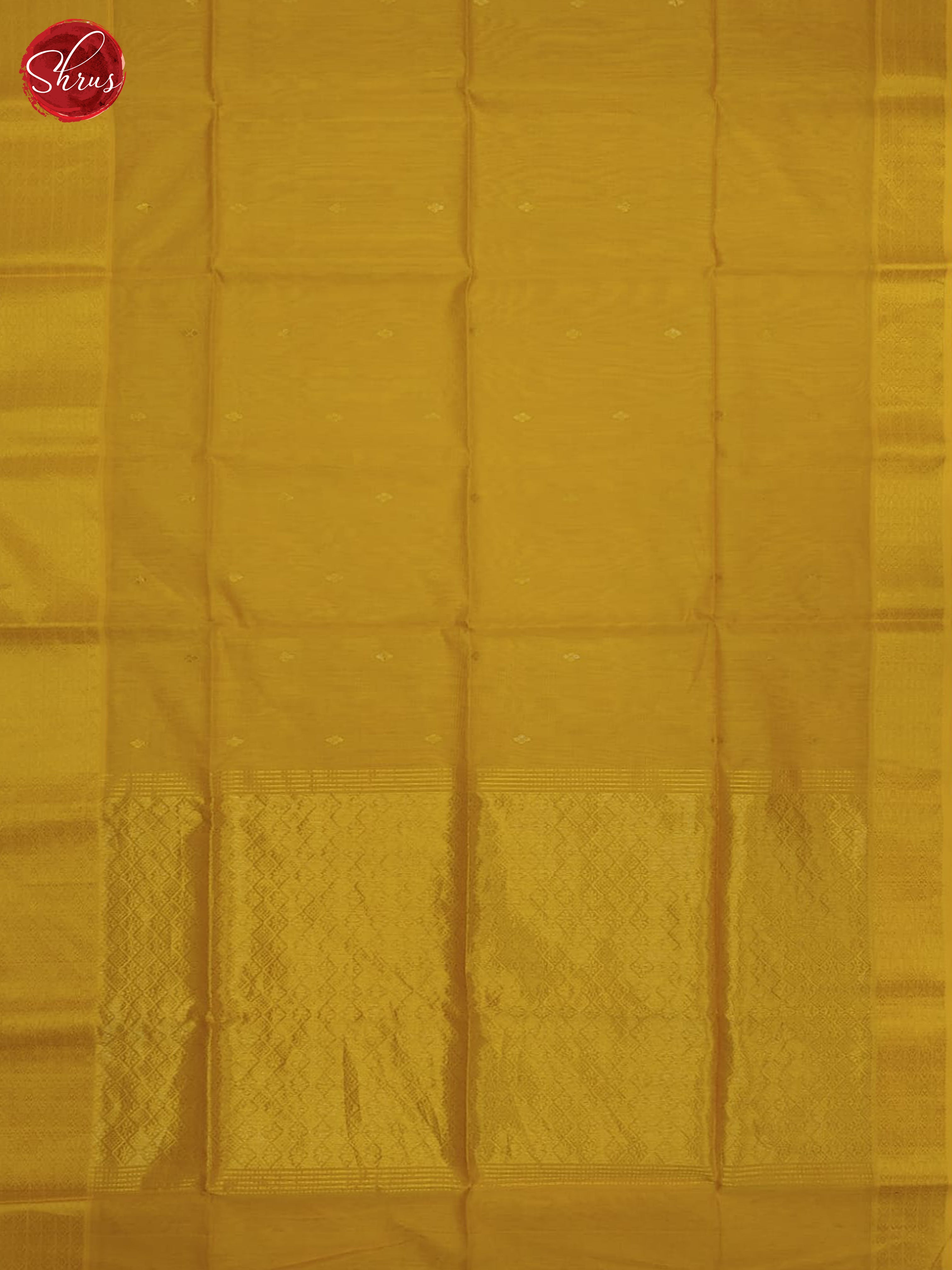 Yellow(Single Tone) - Maheshwari Silk Cotton Saree - Shop on ShrusEternity.com