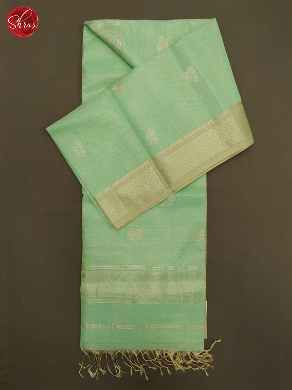 Pastel Green(Single Tone) - Maheshwari Silk Cotton Saree - Shop on ShrusEternity.com