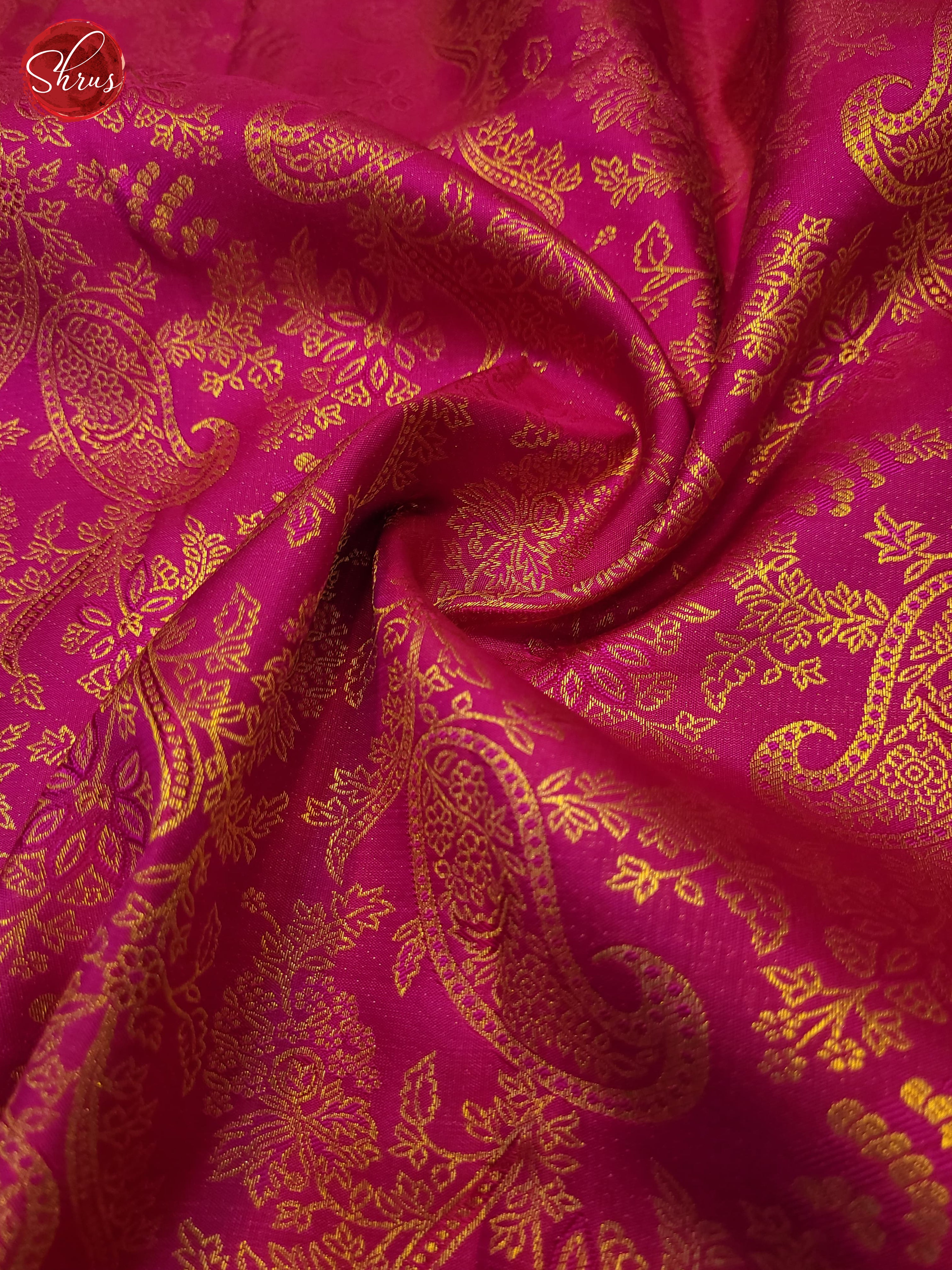 Pink(single tone)- kanchipuram silk - Shop on ShrusEternity.com