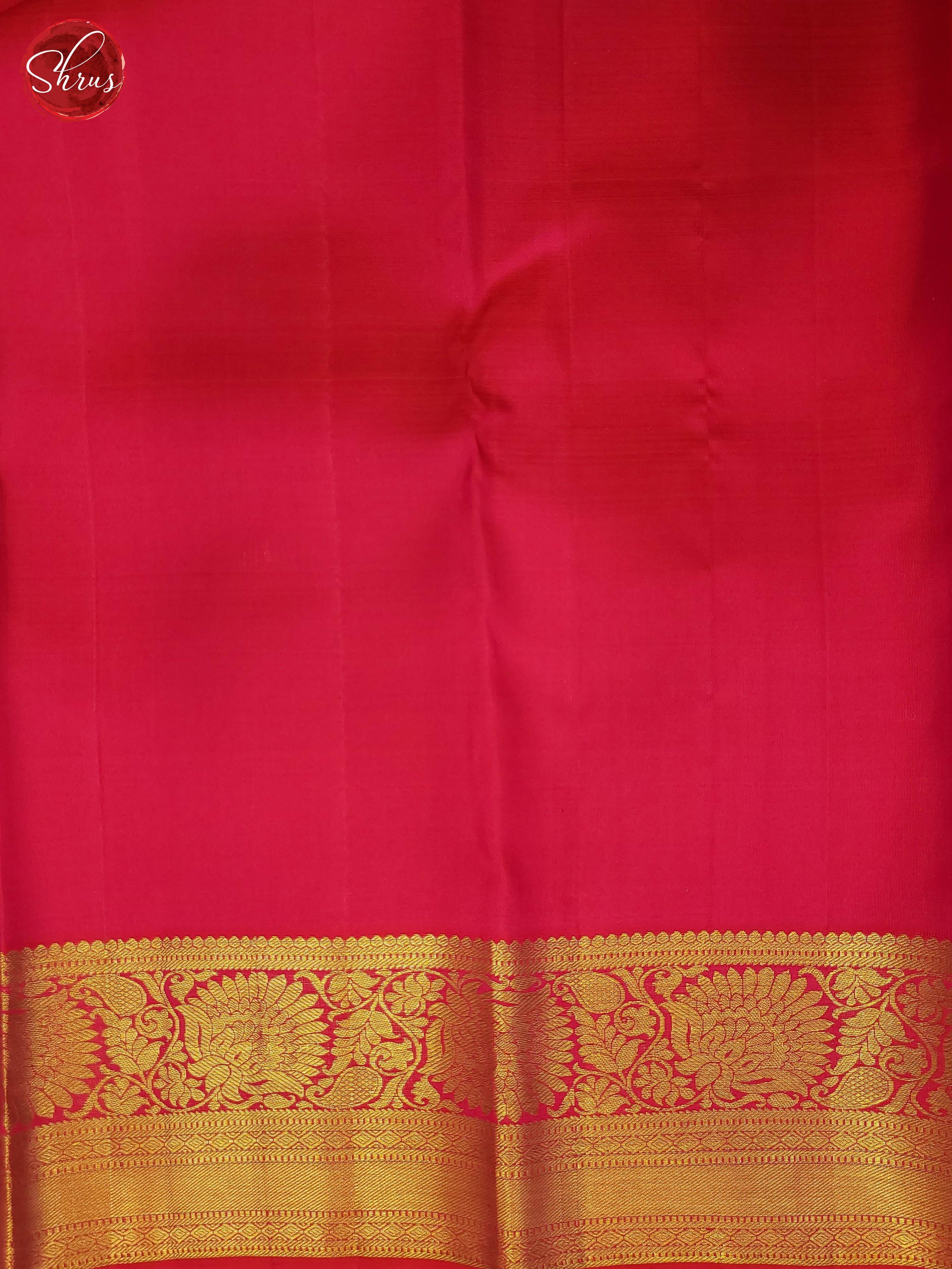 Pink(Single tone)-Kanchipuram Silk Saree - Shop on ShrusEternity.com