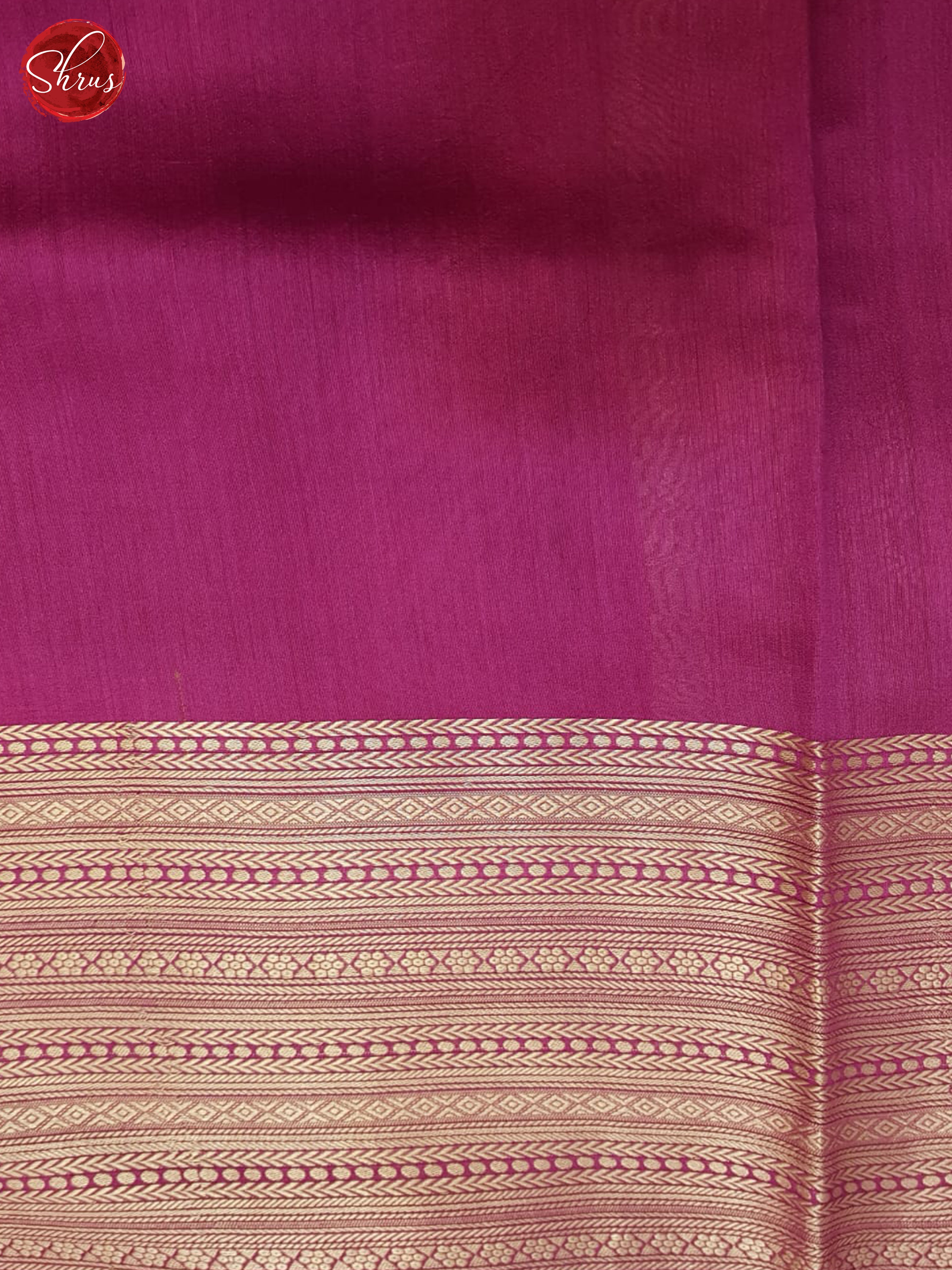 Pink(Single Tone)- Tussar Saree - Shop on ShrusEternity.com