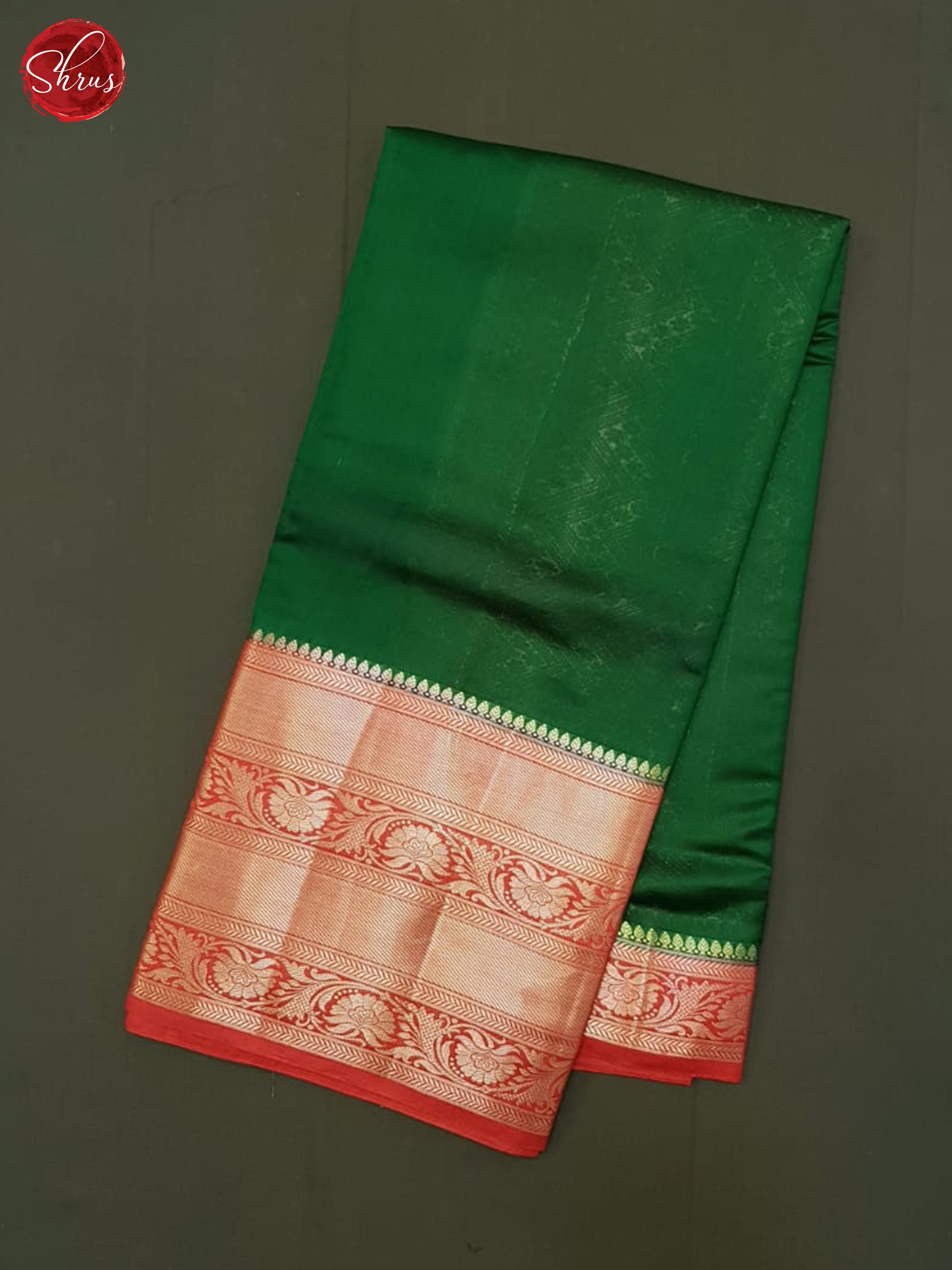 Green And Red- Tussar Sree - Shop on ShrusEternity.com