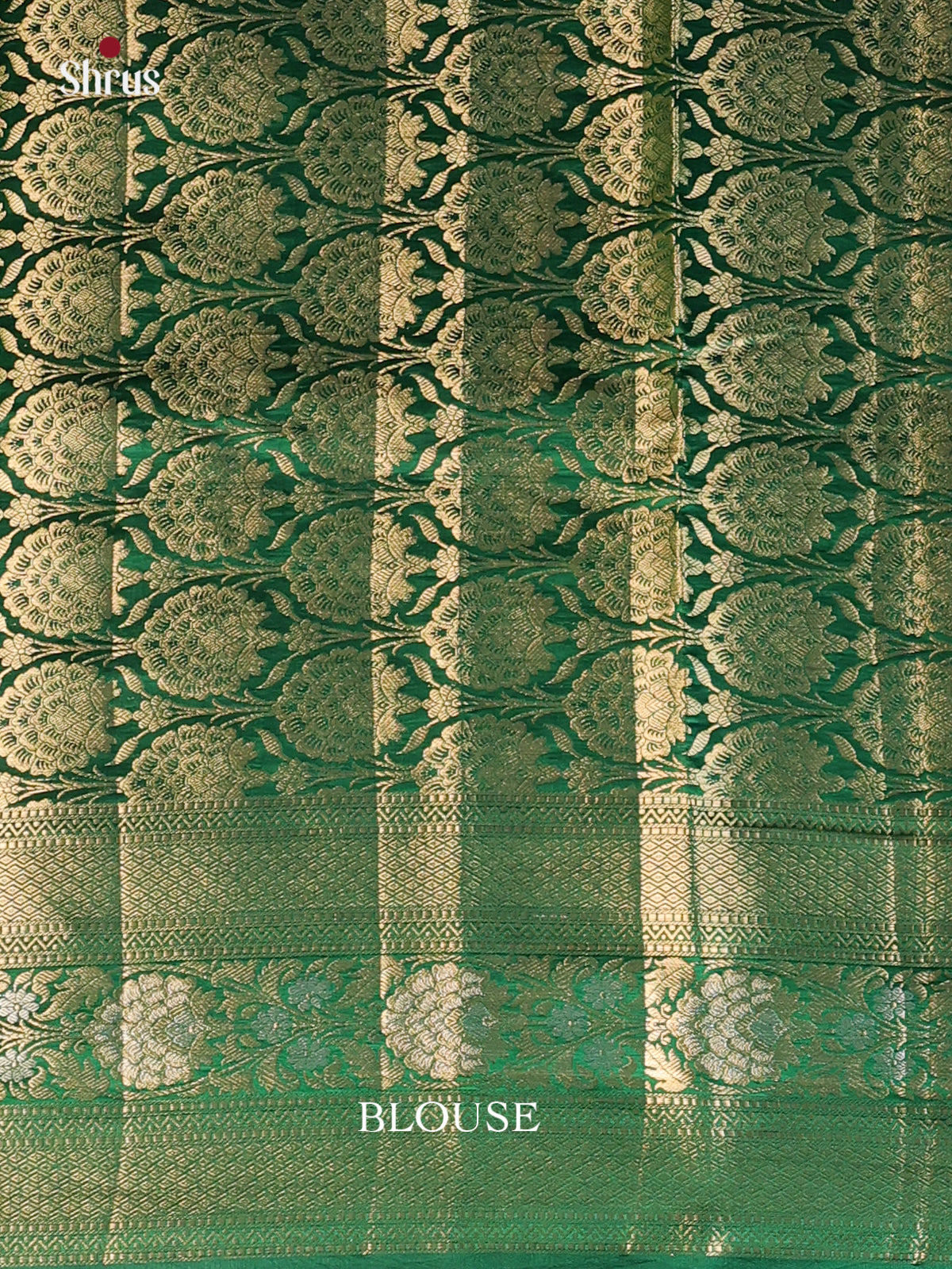 Wine And Green- Tussar Saree