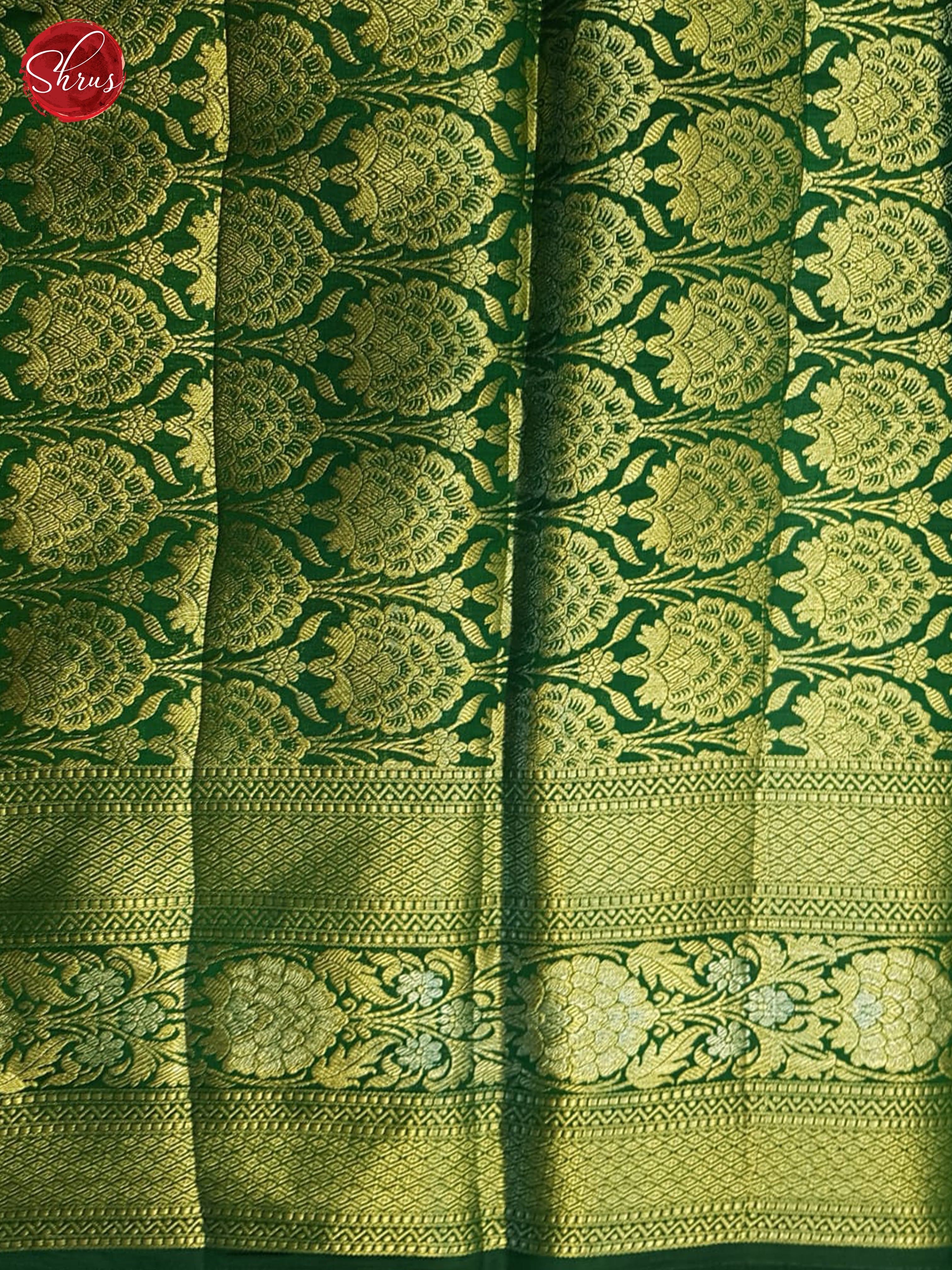 Wine And Green- Tussar Saree - Shop on ShrusEternity.com