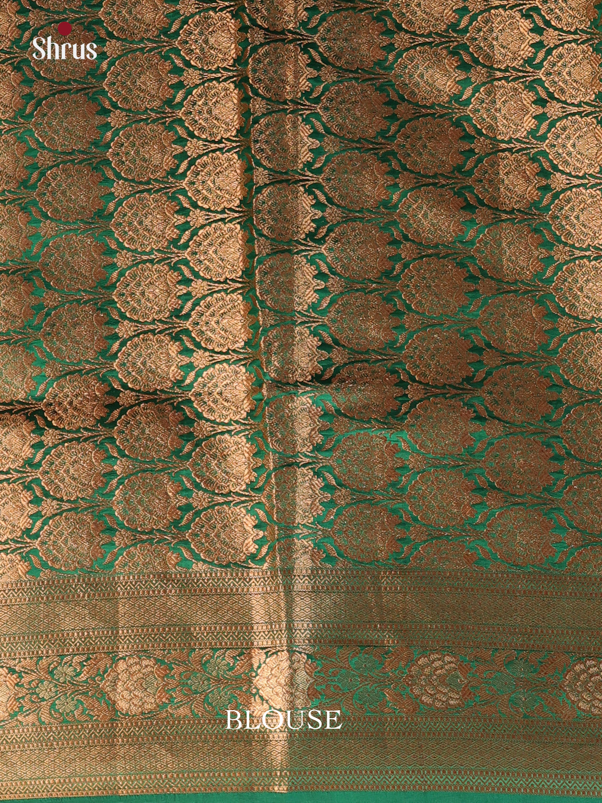 Pink & Green - Tussar Silk Saree