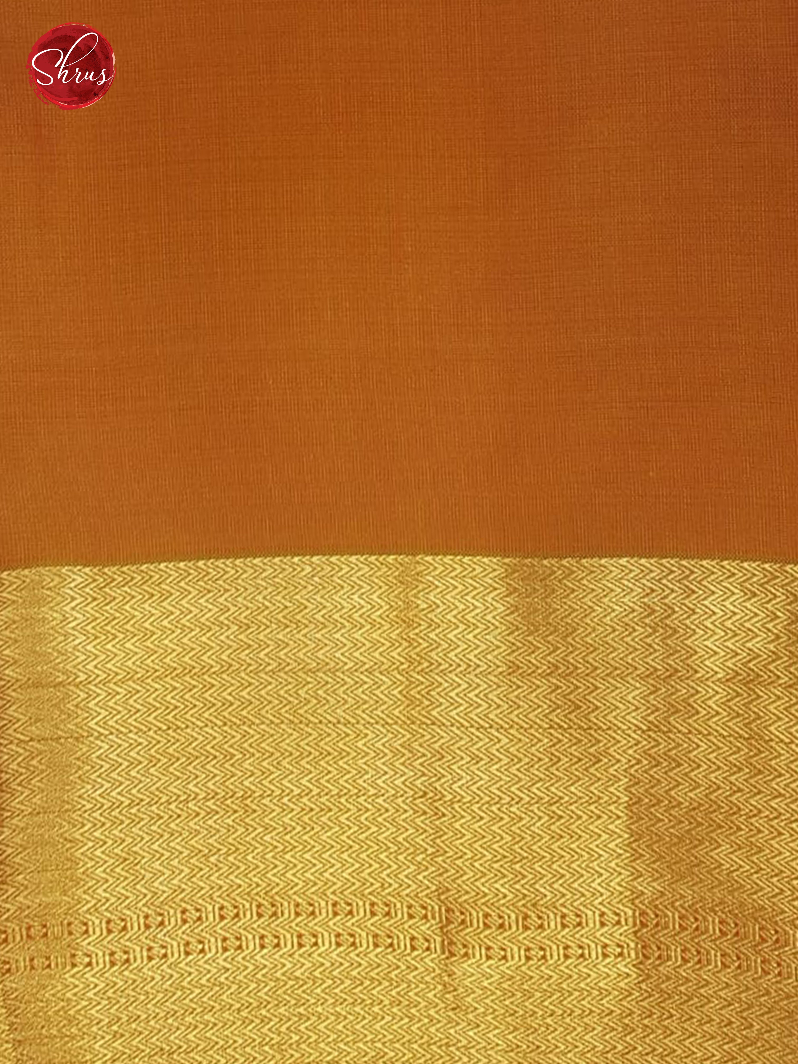 Pink & Orange - Kanchipuram Half pure Silk Saree - Shop on ShrusEternity.com