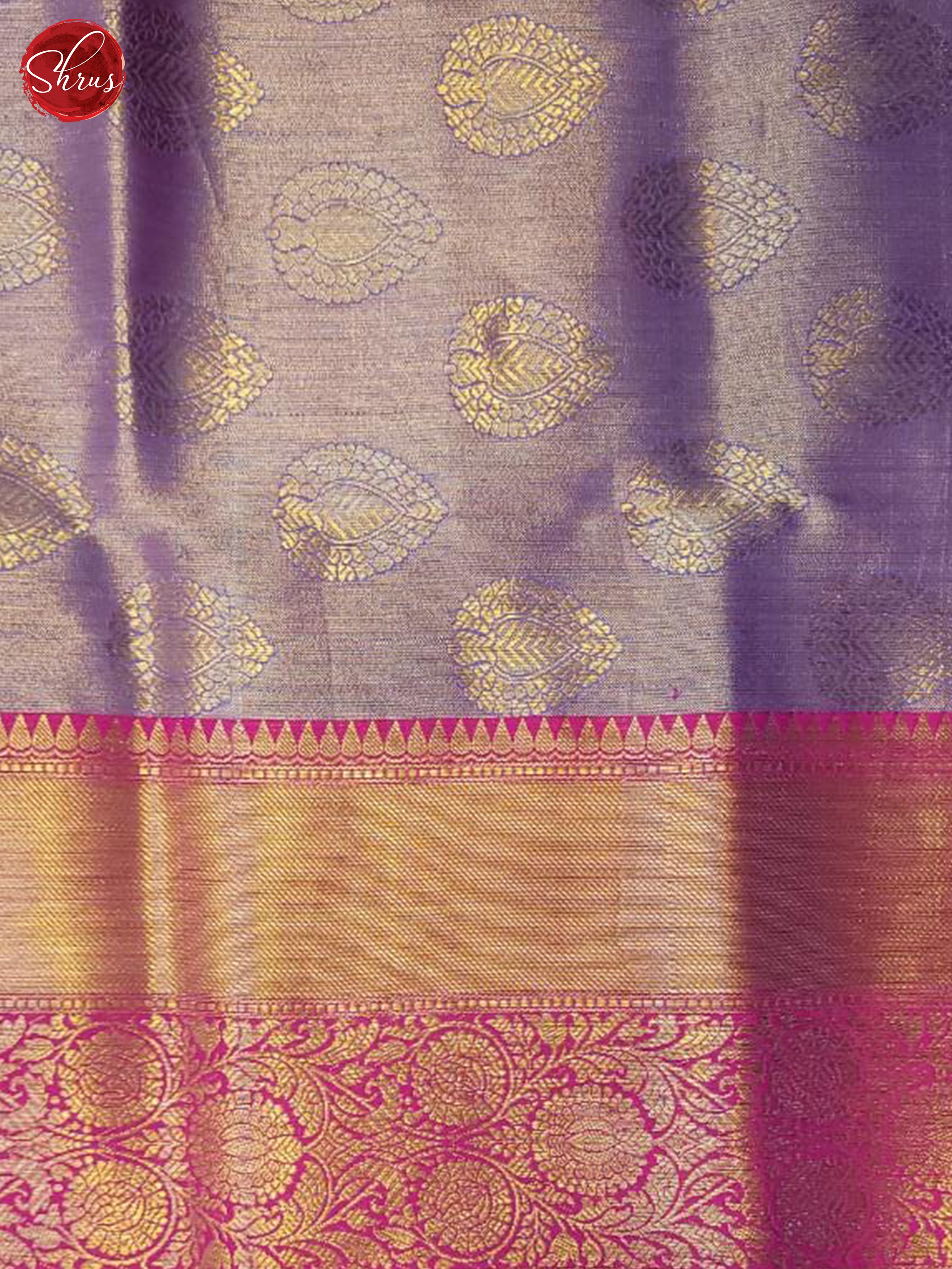 Blue & Pink - Semi Soft Silk Saree - Shop on ShrusEternity.com