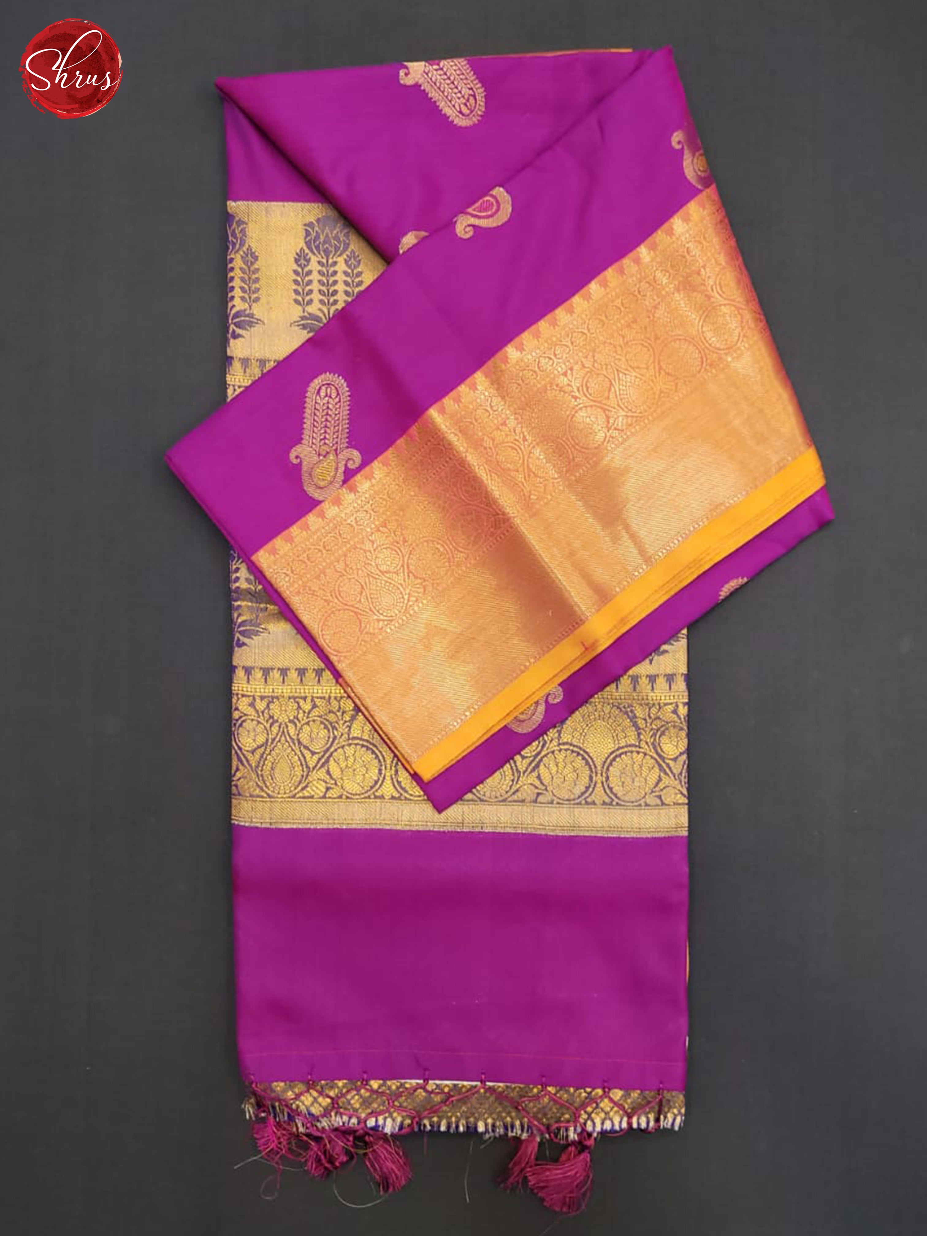 Vadamalli & Yellow- Semi Soft Silk Saree - Shop on ShrusEternity.com