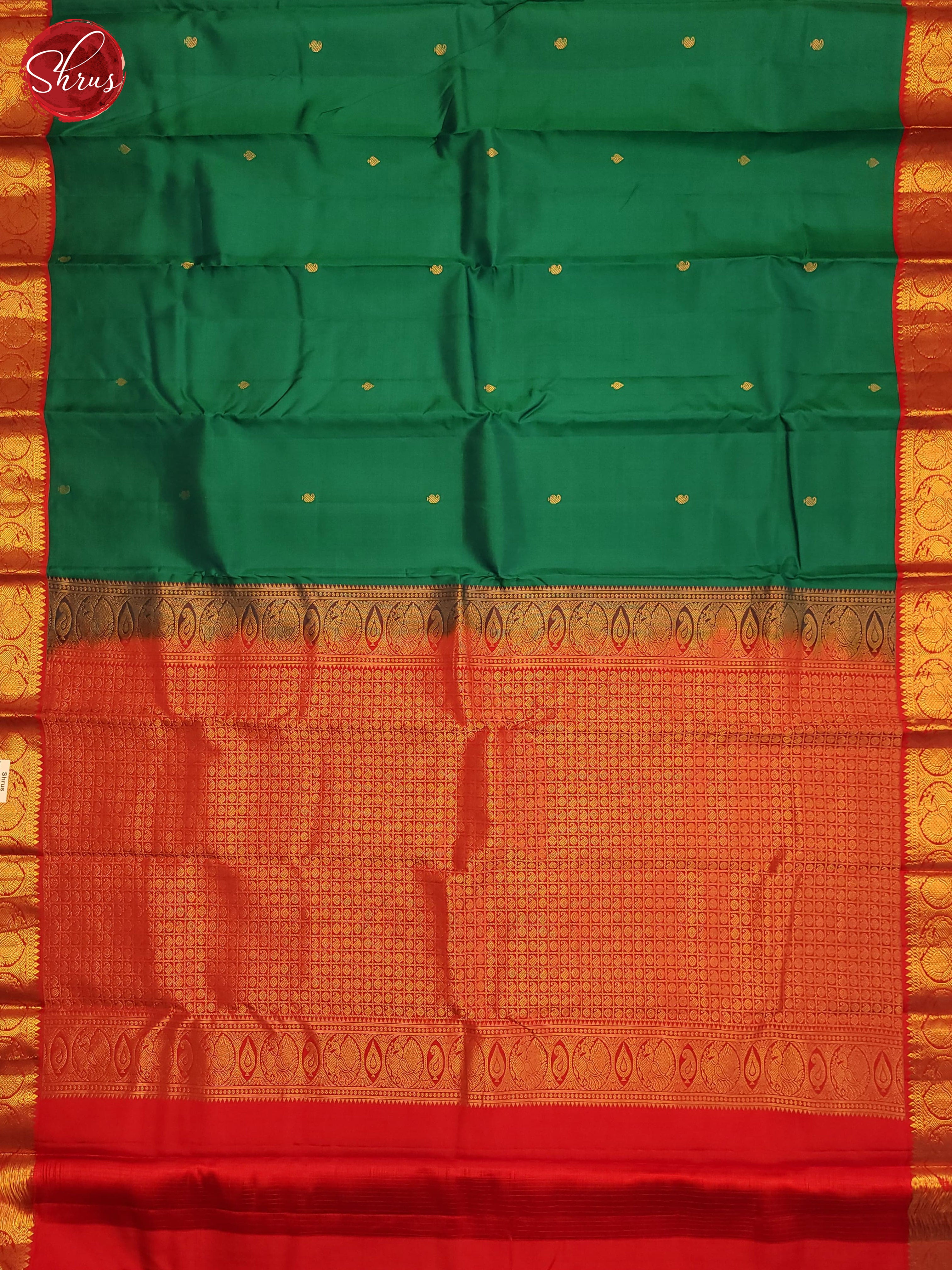 BES18032 - Kanchipuram Silk Saree - Shop on ShrusEternity.com