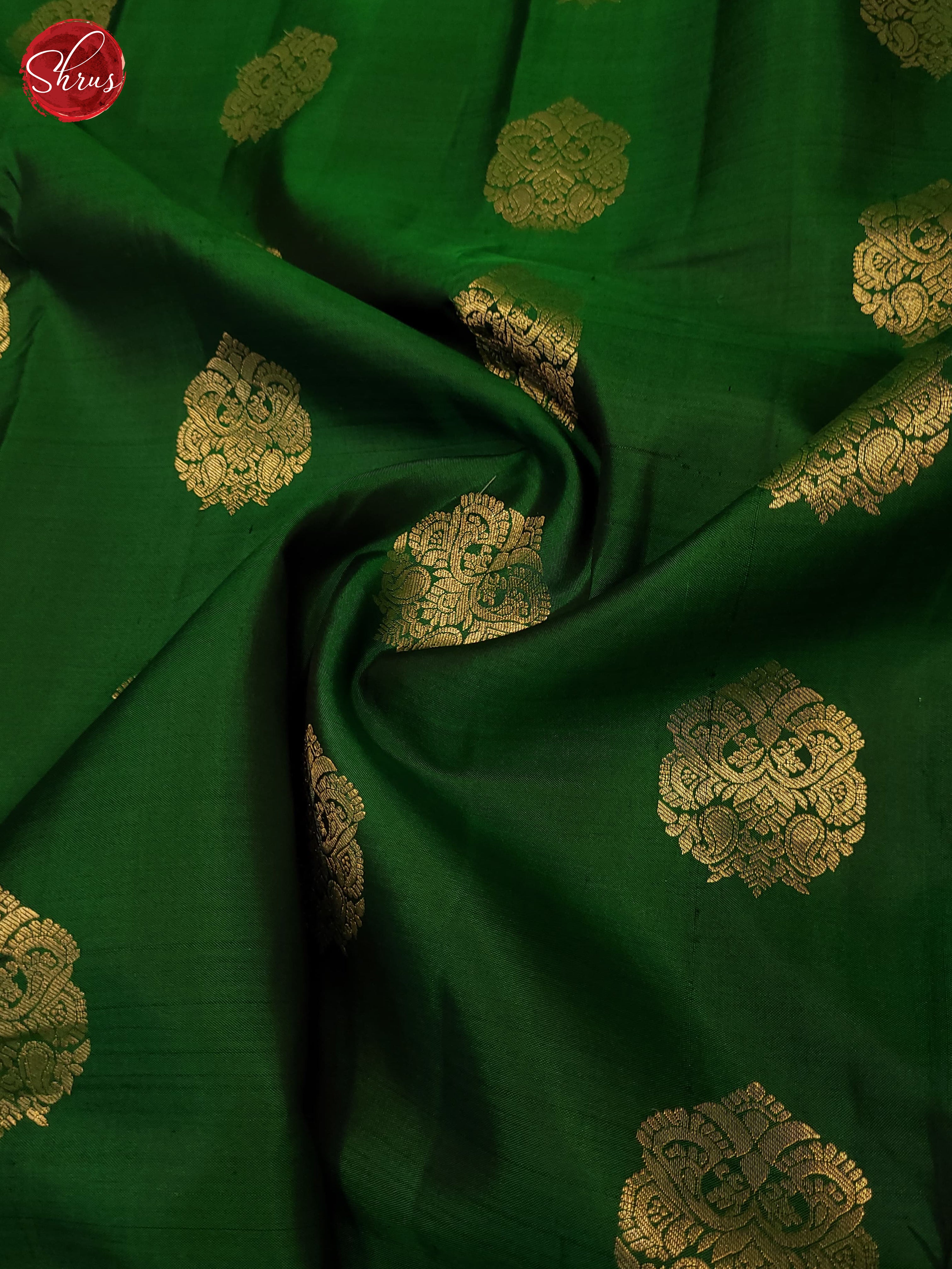 Green and Wine - Kanchipuram silk - Shop on ShrusEternity.com