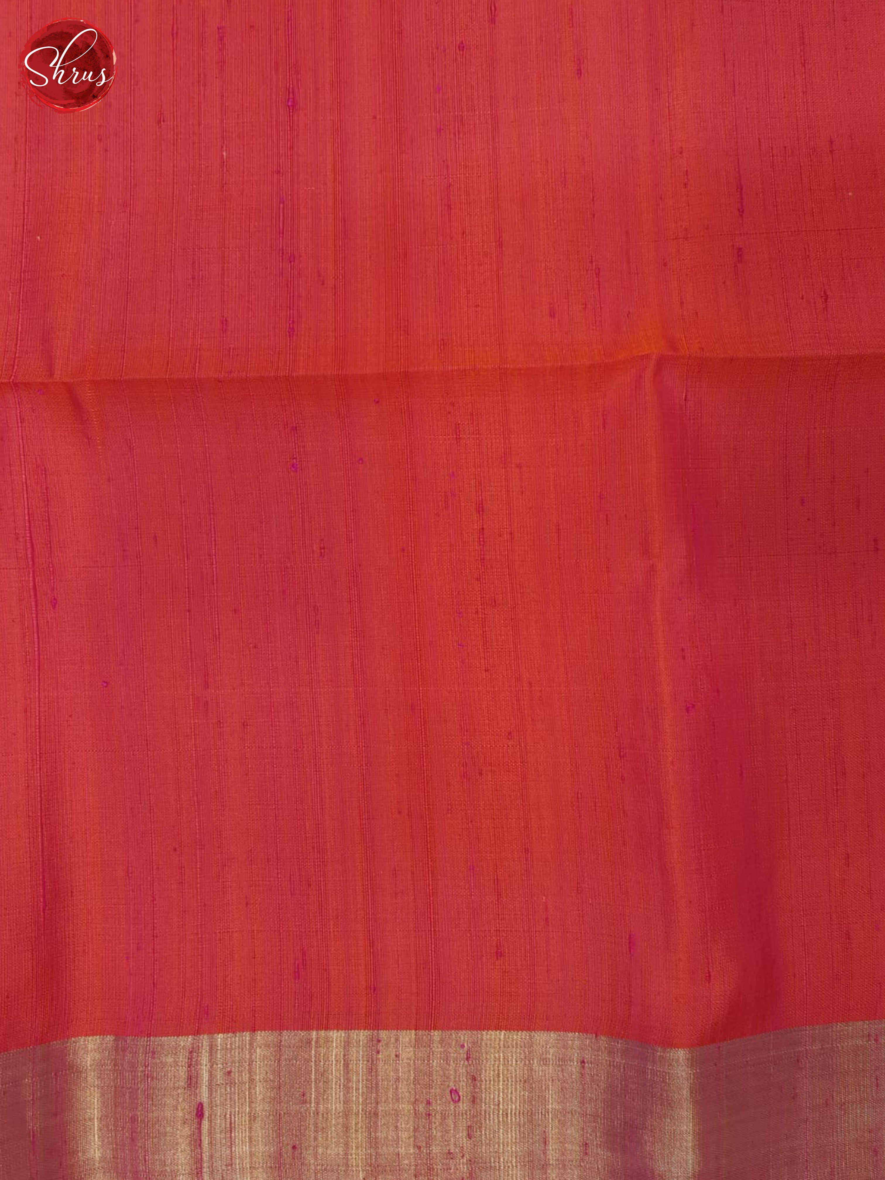 Beige & Orange - Soft Silk Saree - Shop on ShrusEternity.com