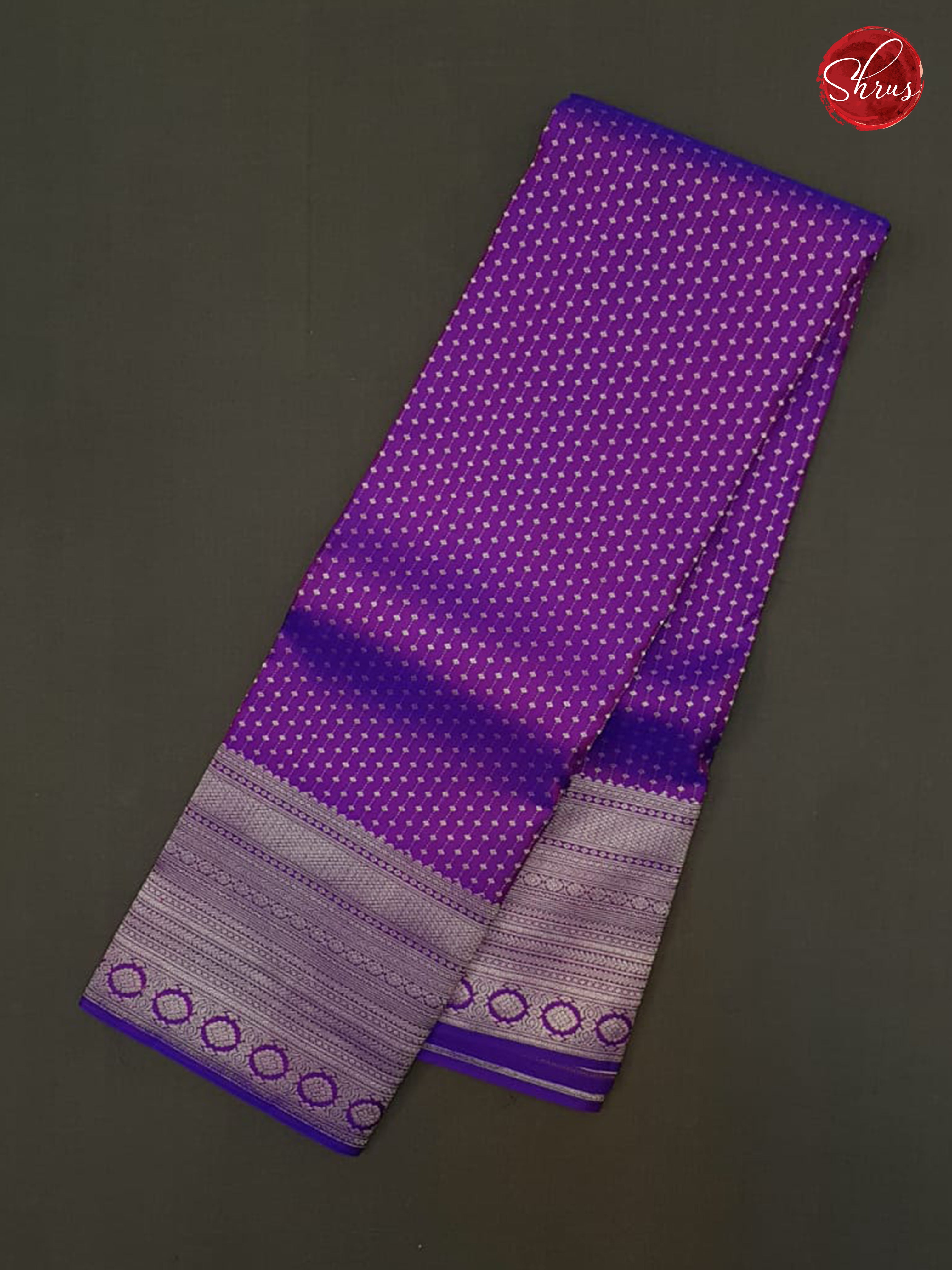 Purple(Single Tone)- Kanchipuram Silk saree - Shop on ShrusEternity.com