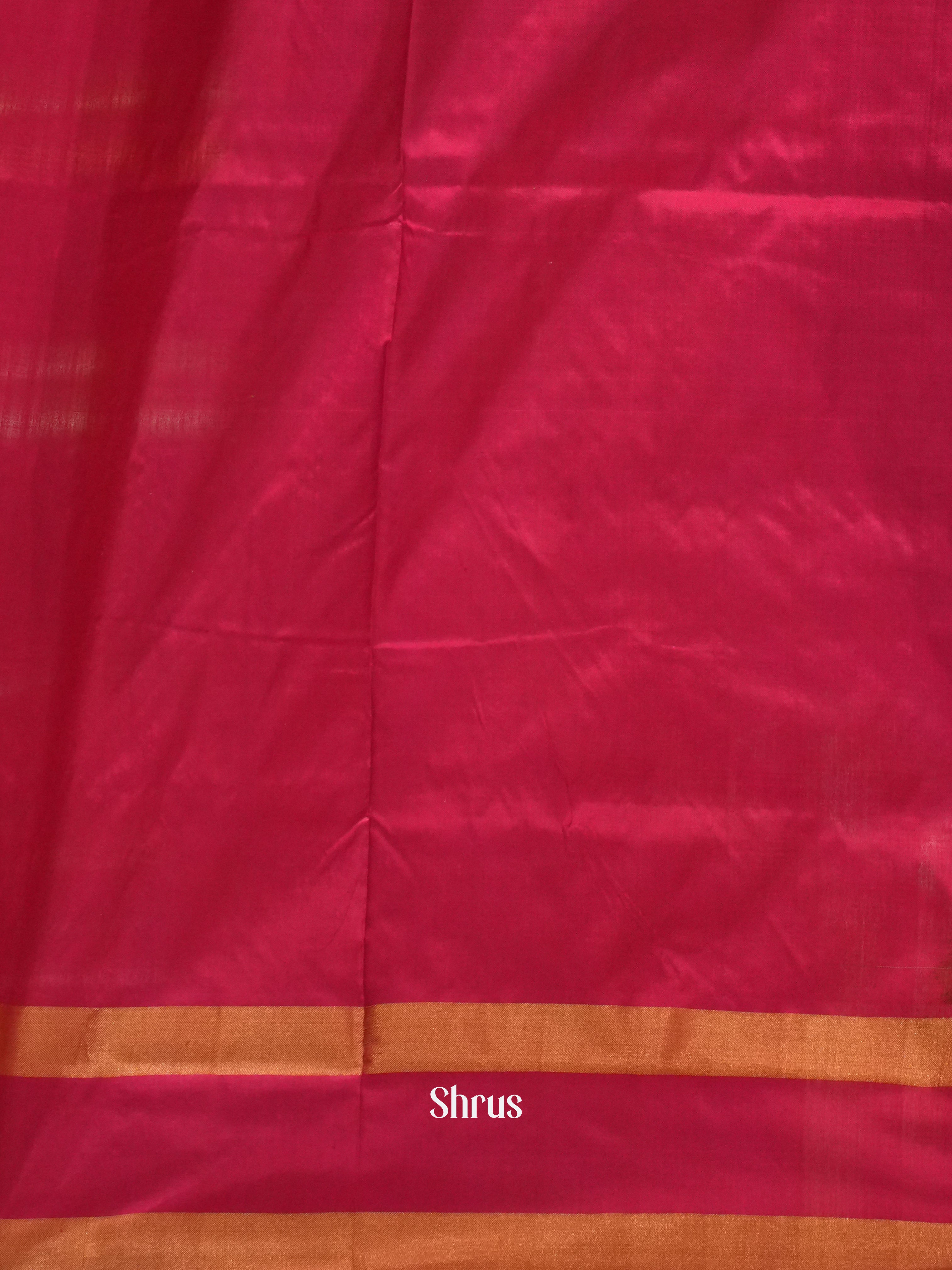 Green and pink- Ikkat Silk Saree - Shop on ShrusEternity.com