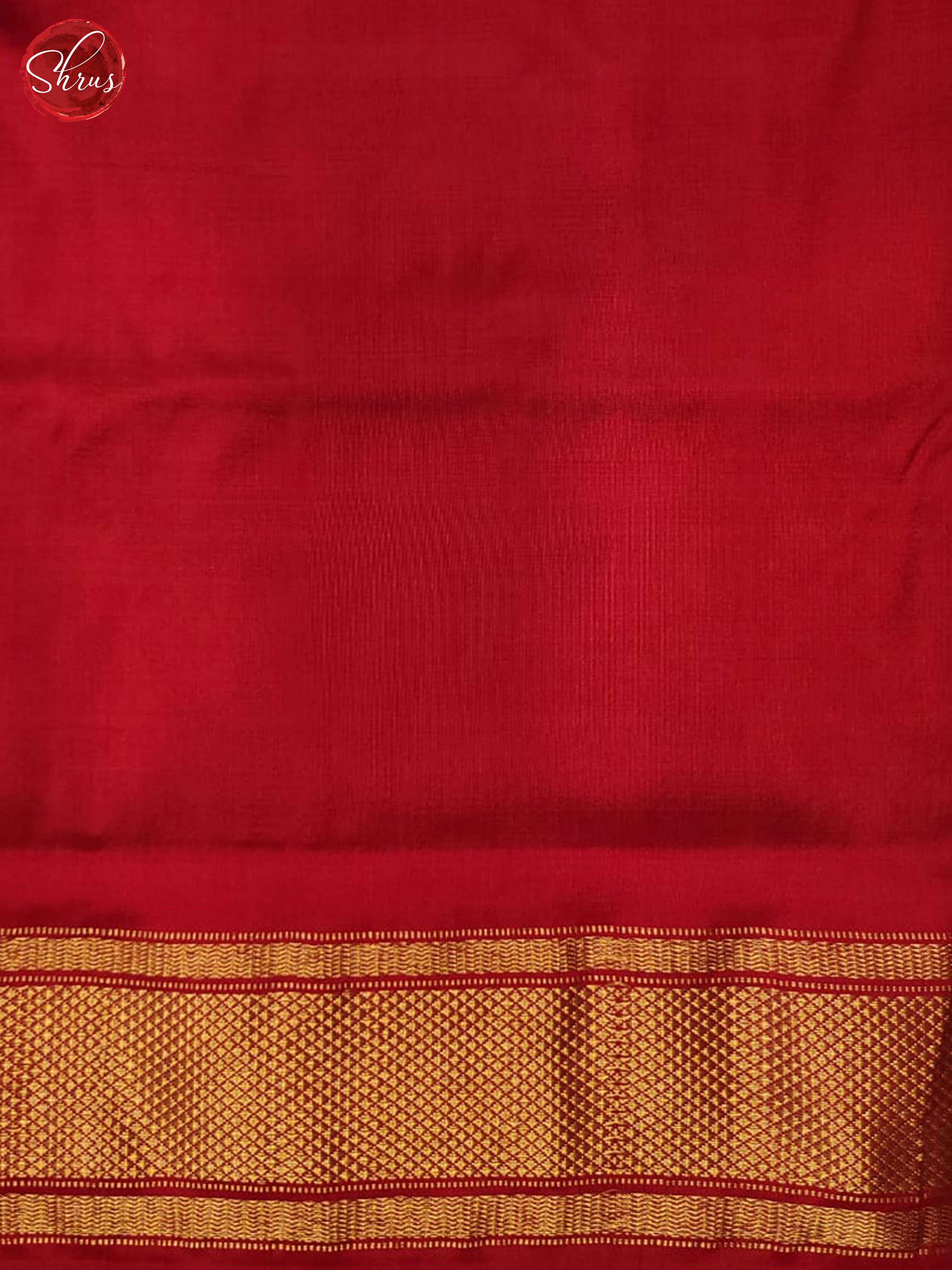 Black and Red- Ikkat Silk Saree - Shop on ShrusEternity.com