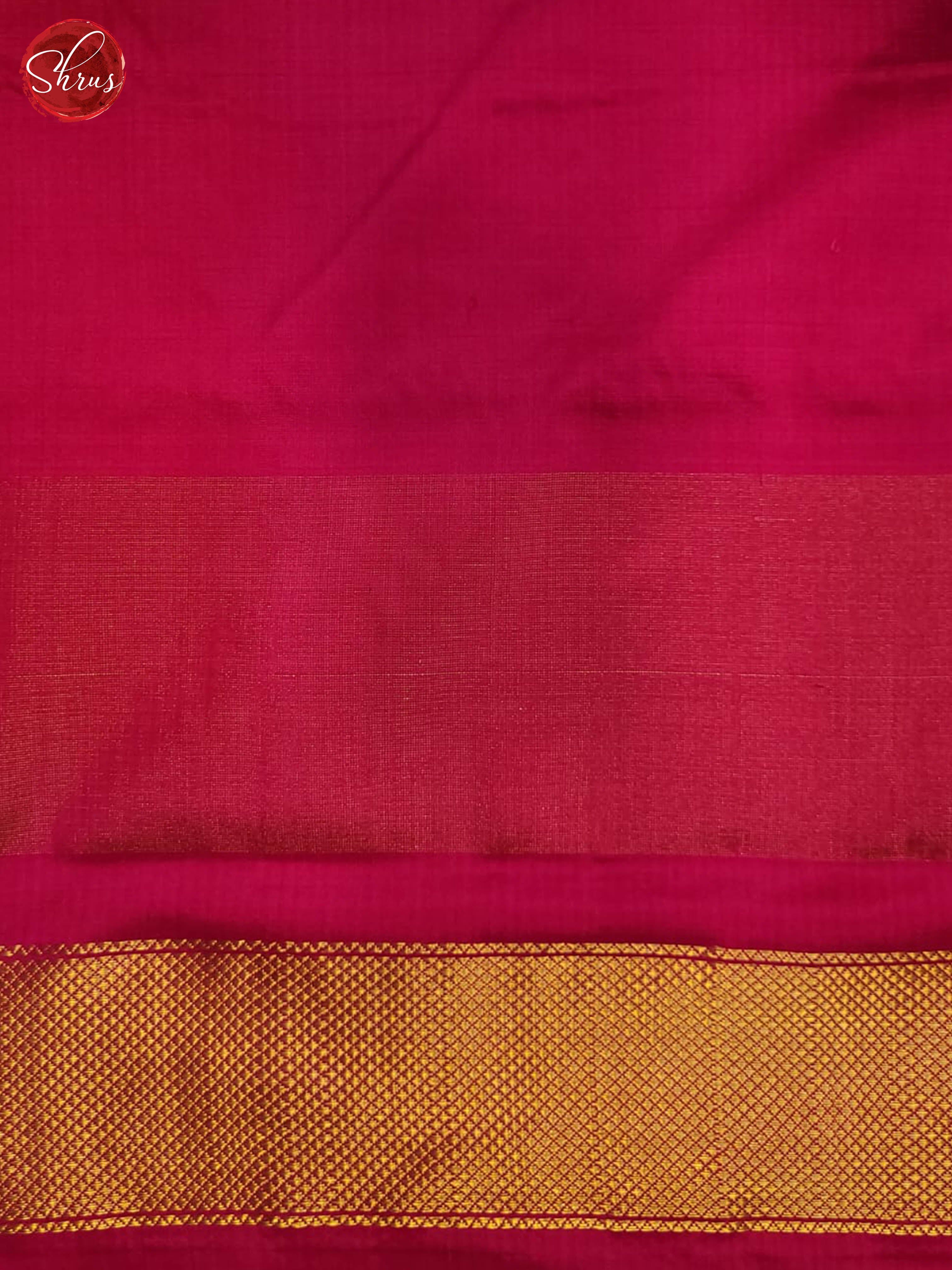 majenta pink and pink- Ikkat Silk Saree - Shop on ShrusEternity.com