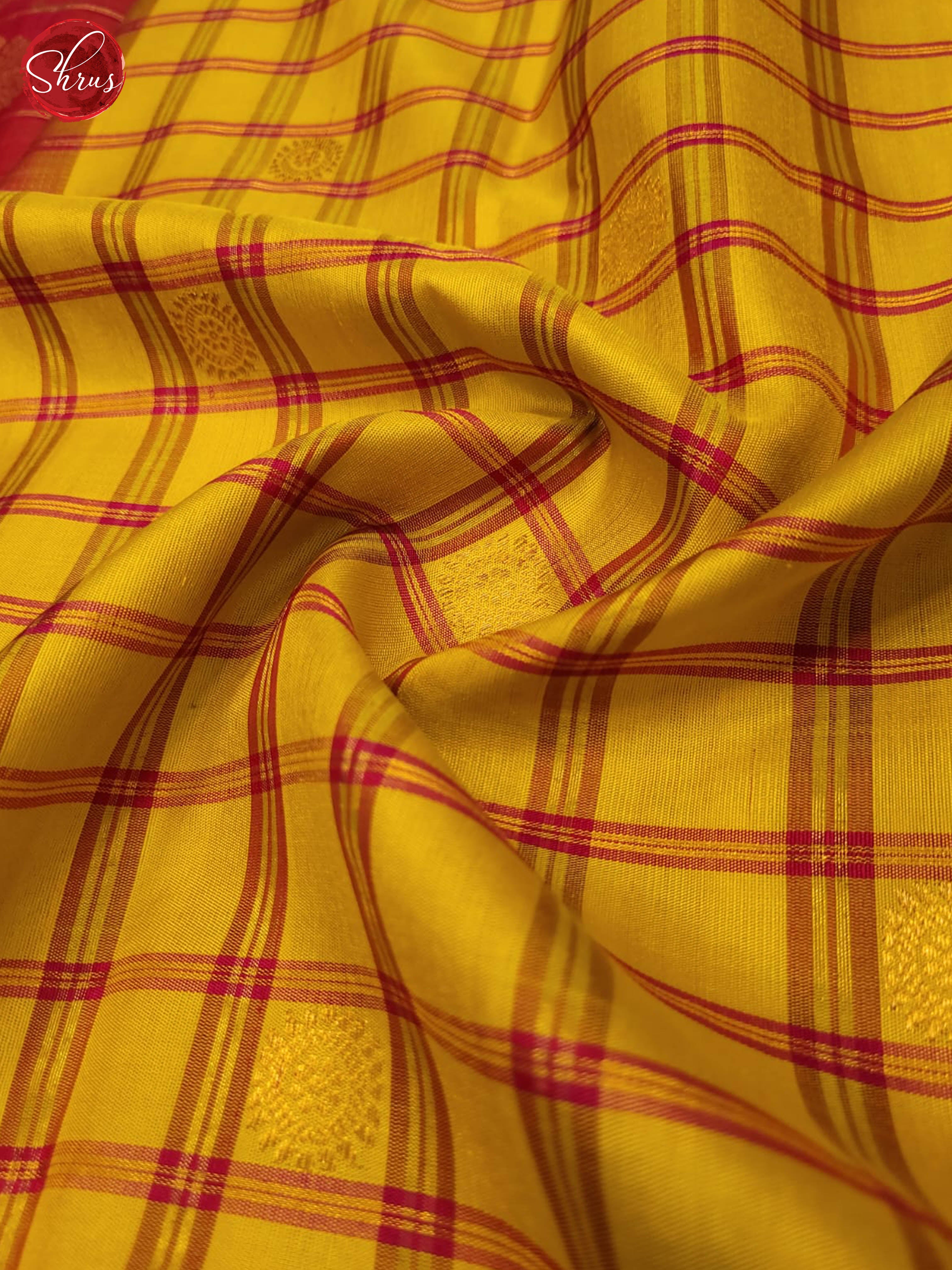 yellow and pink- Gadwal Silk - Shop on ShrusEternity.com