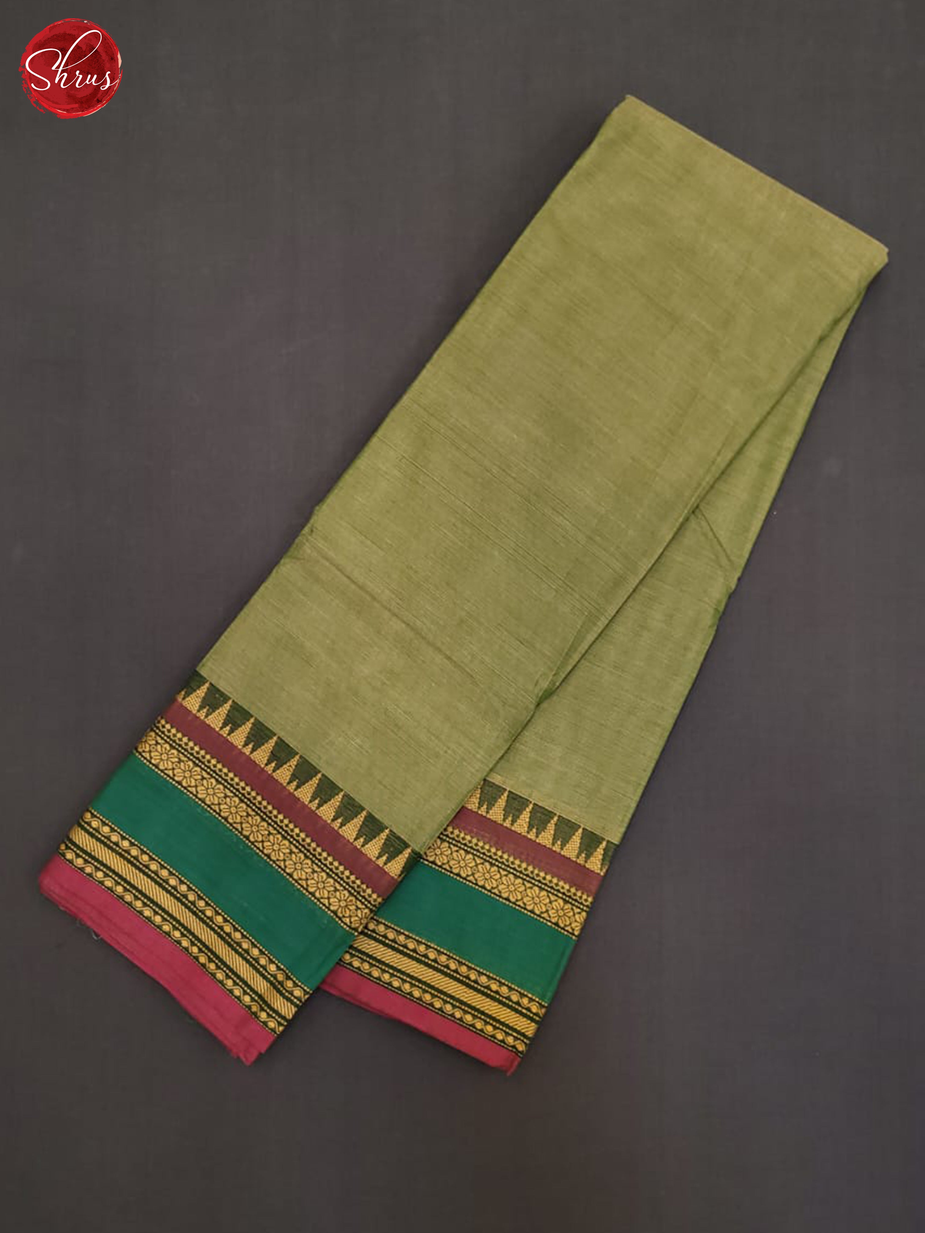 Elachi Green & Green- Chettinad Cotton Saree - Shop on ShrusEternity.com