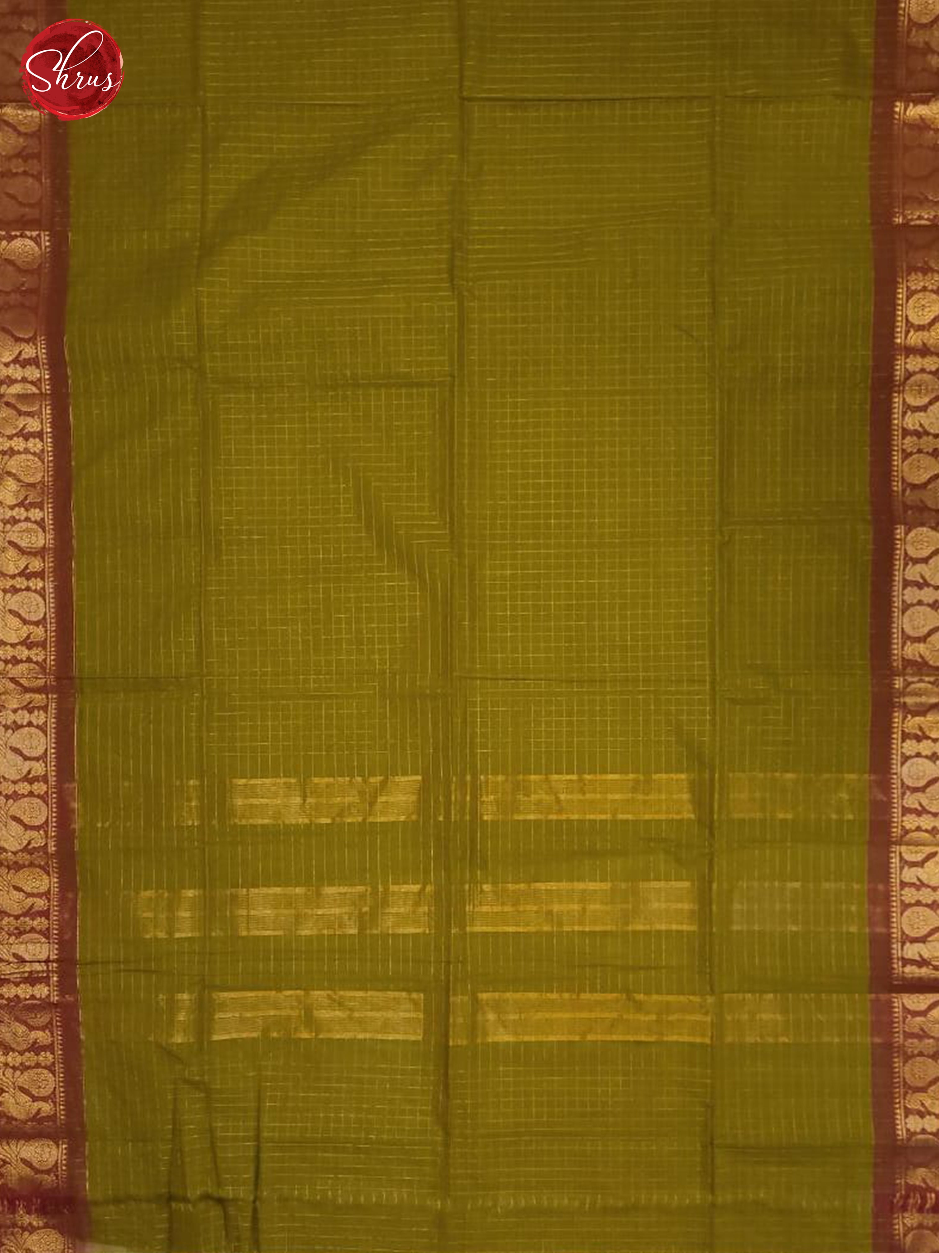 Green & Brown- Chettinad Cotton Saree - Shop on ShrusEternity.com