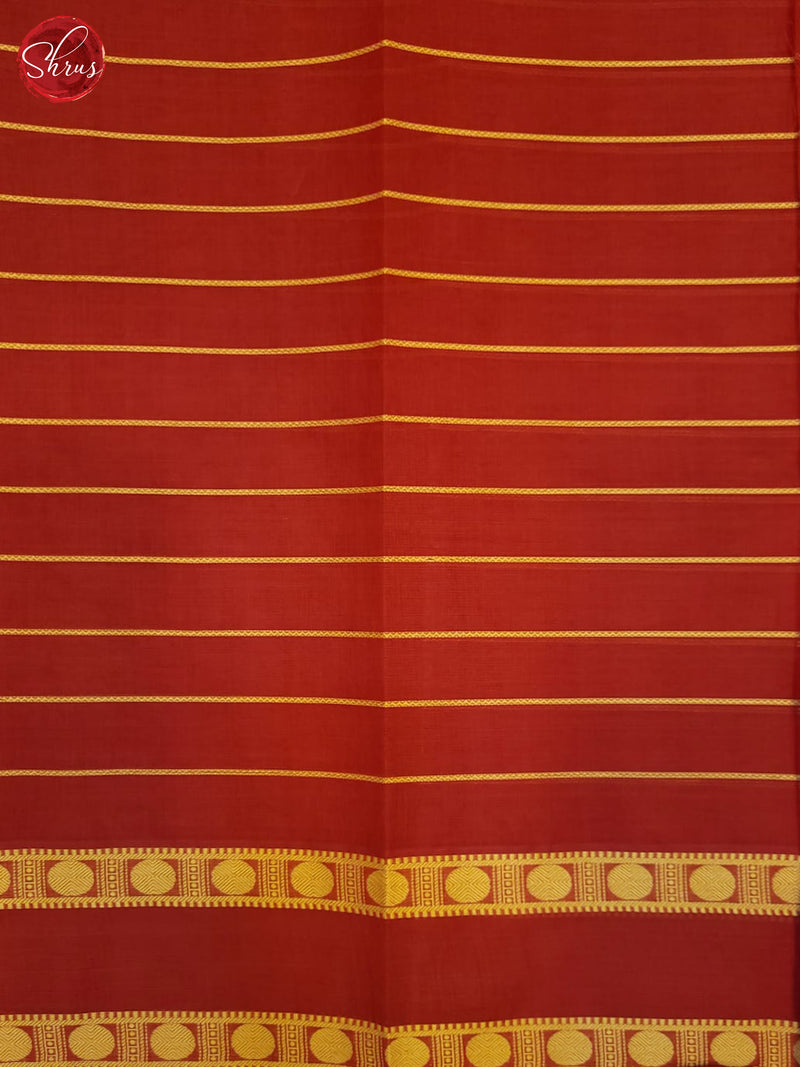 Red(Single Tone) - Kanchi Cotton Saree - Shop on ShrusEternity.com