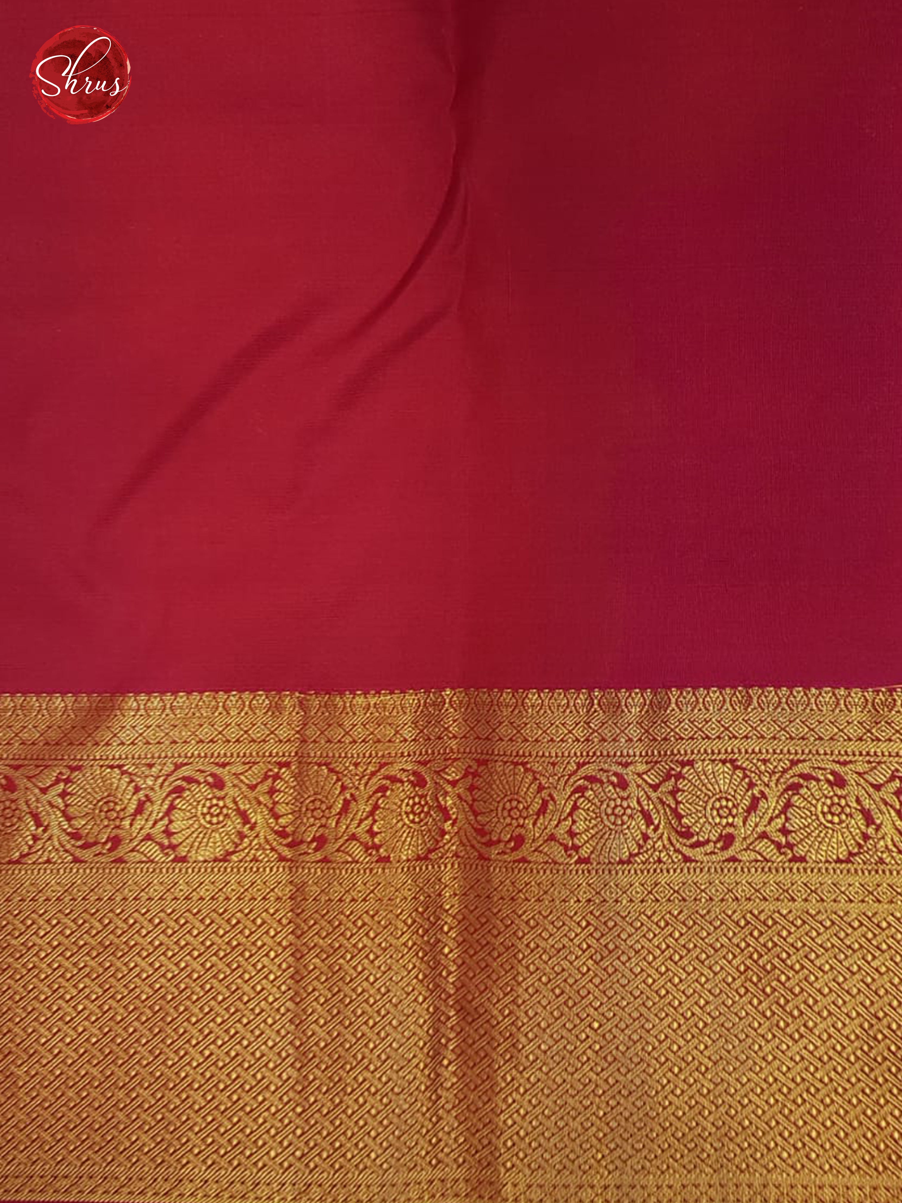 Orange & Pink - Kanchipuram Silk Saree - Shop on ShrusEternity.com