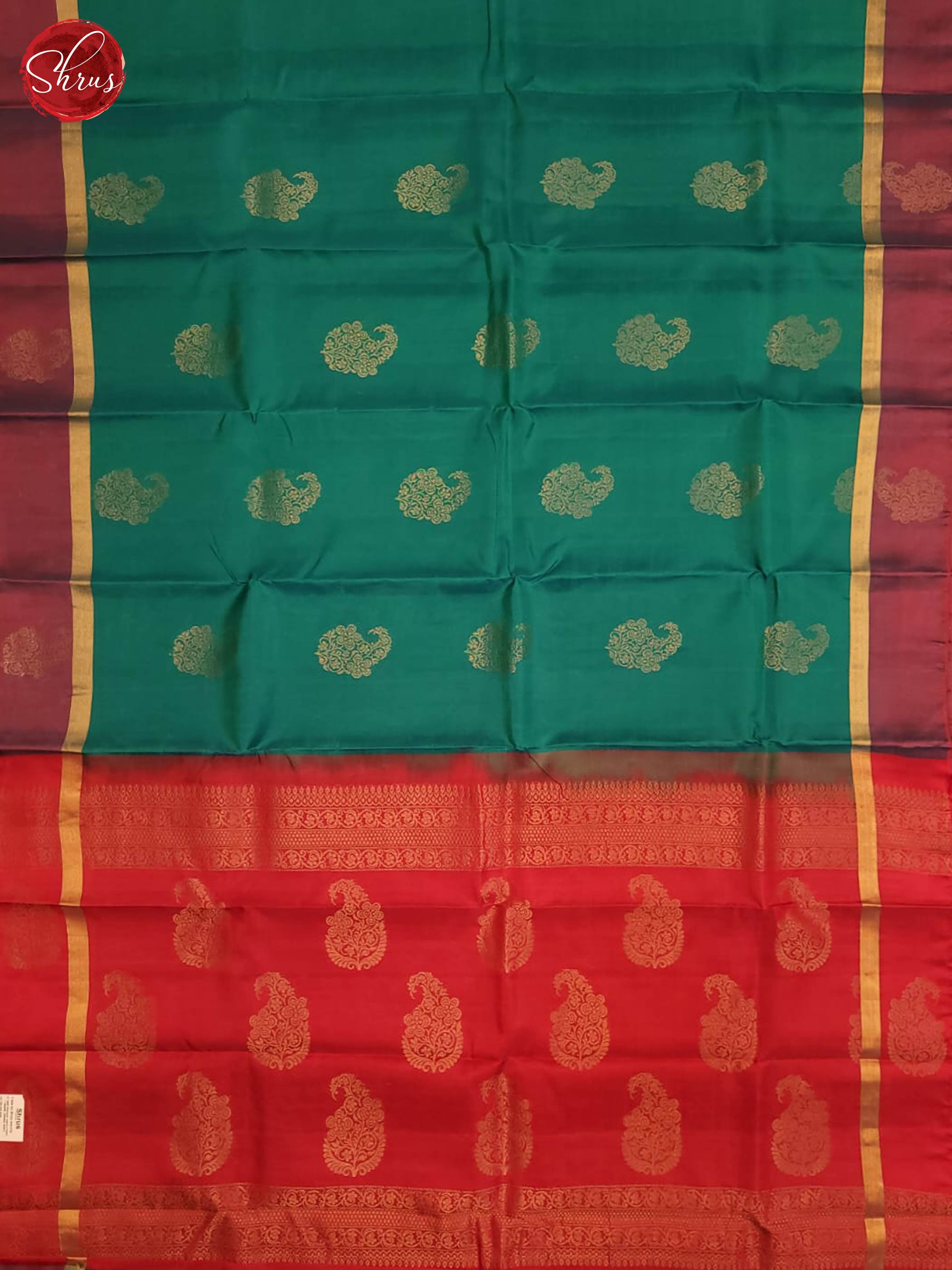 BES23174 - Kanchipuram-halfpure Saree - Shop on ShrusEternity.com
