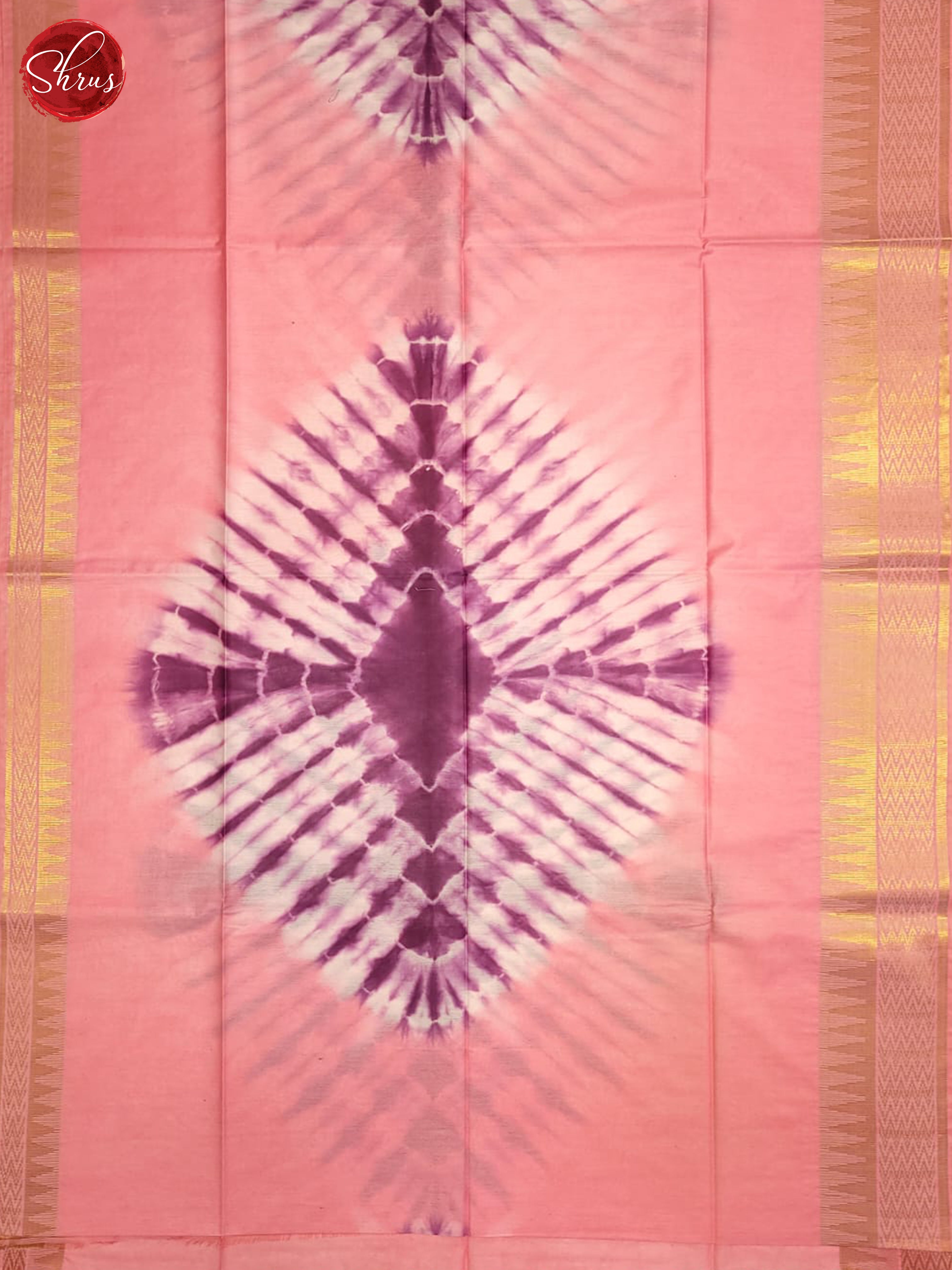 Pink(Single Tone)- semi tussar Saree - Shop on ShrusEternity.com