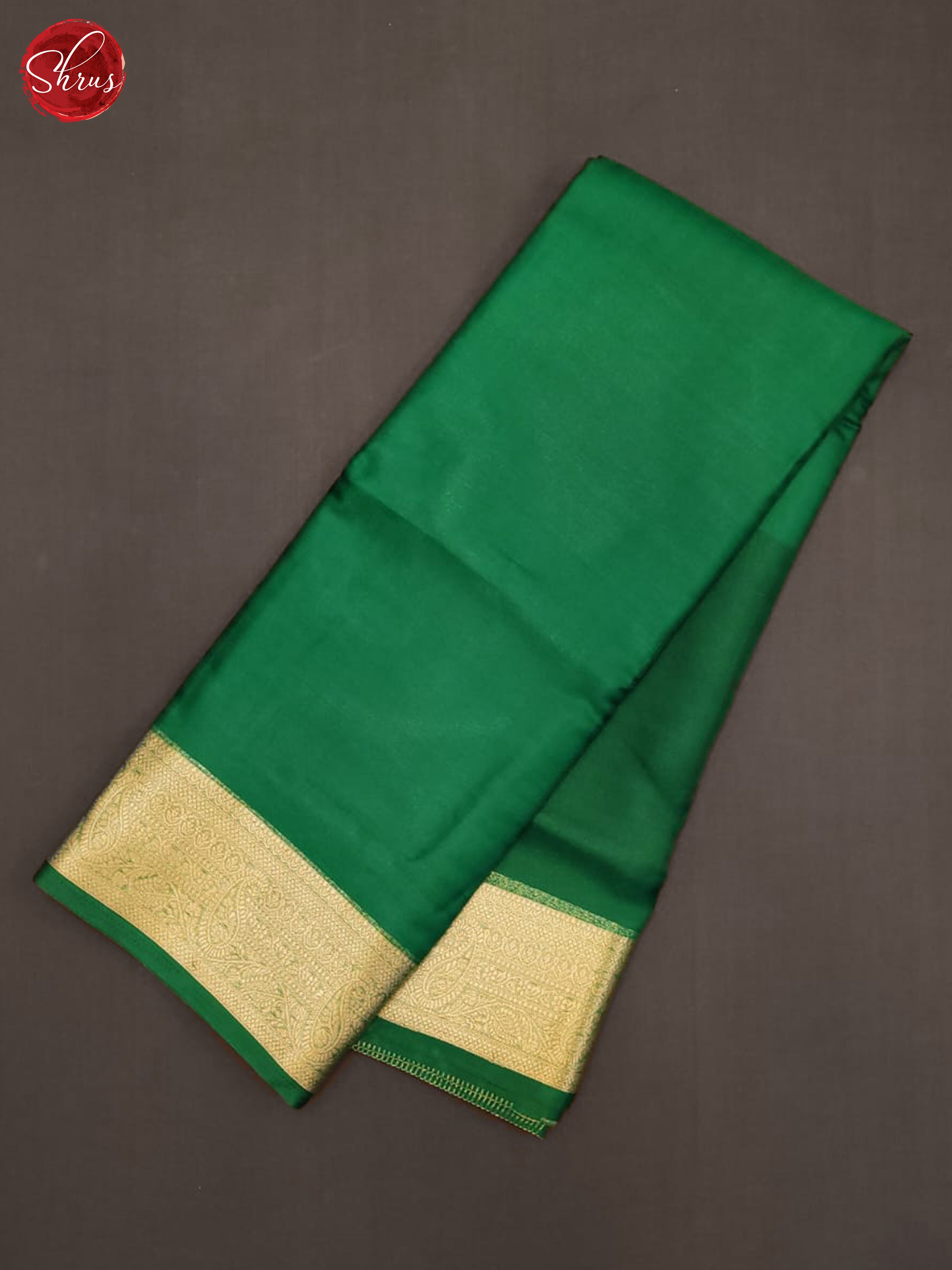 Green & Teal- Semi Organza Saree - Shop on ShrusEternity.com