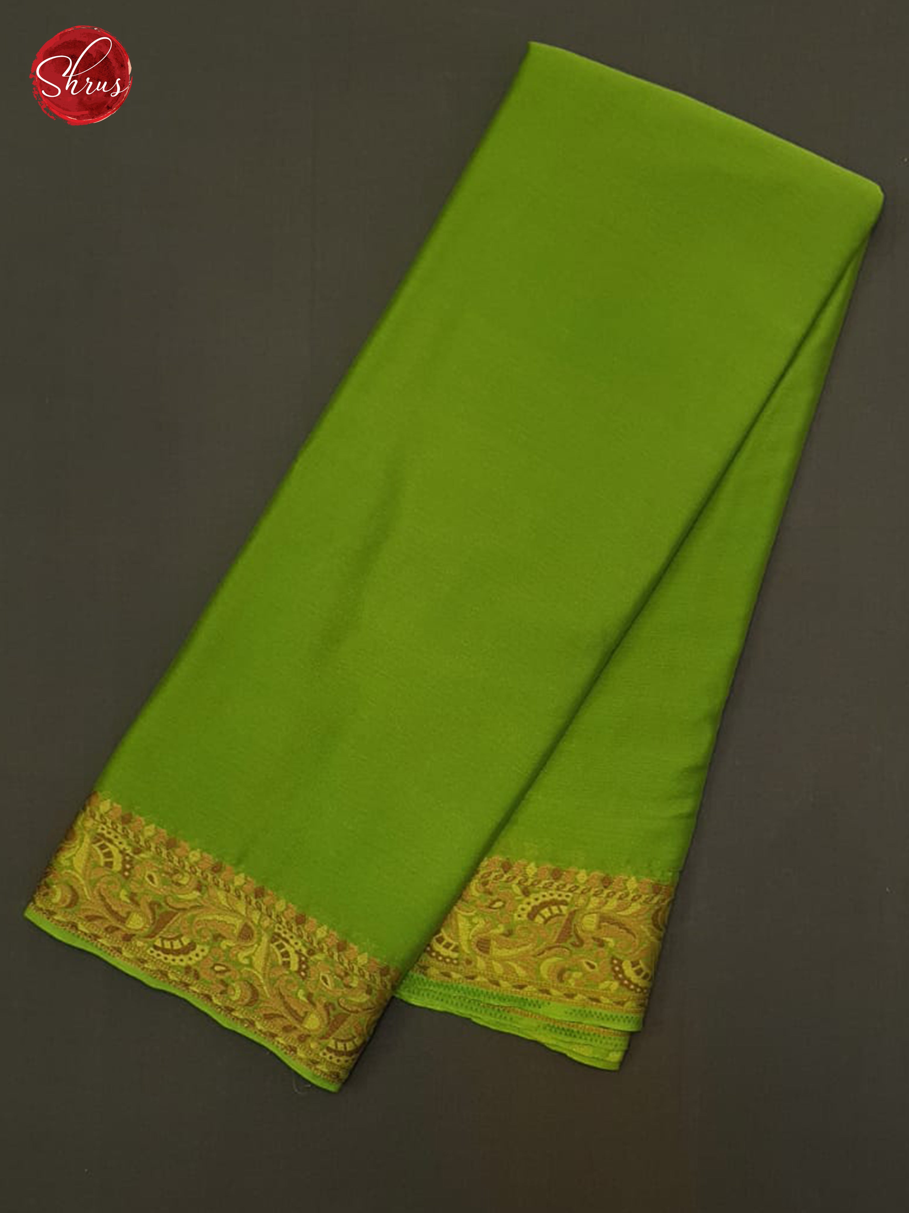 Light Green(Single Tone) - Semi Mysore silk